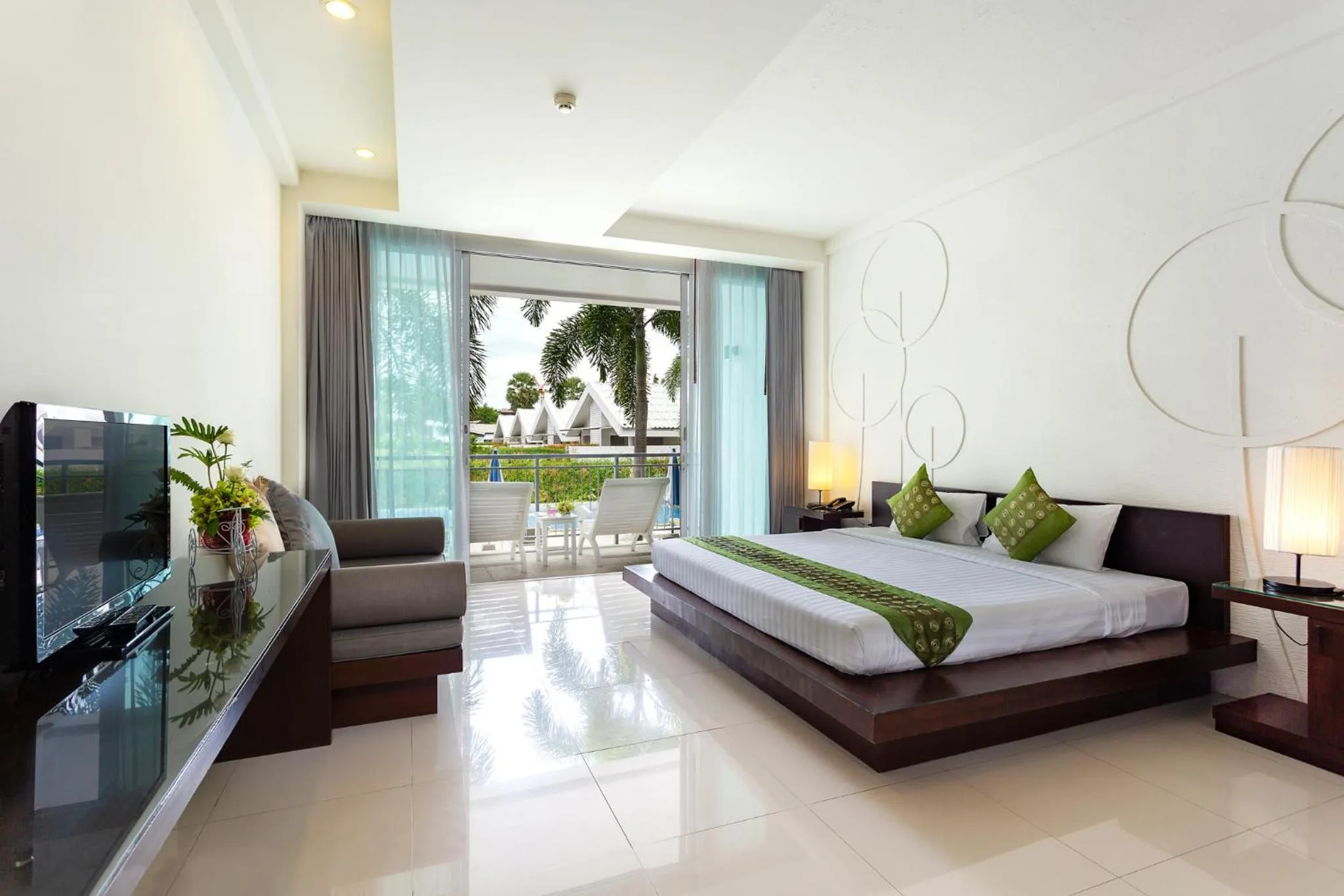 Deluxe Double or Twin Room with Pool View in The Palmery Resort