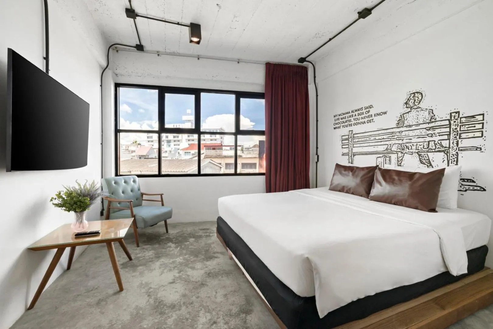 Standard Double Room with City View in Quip Bed & Breakfast