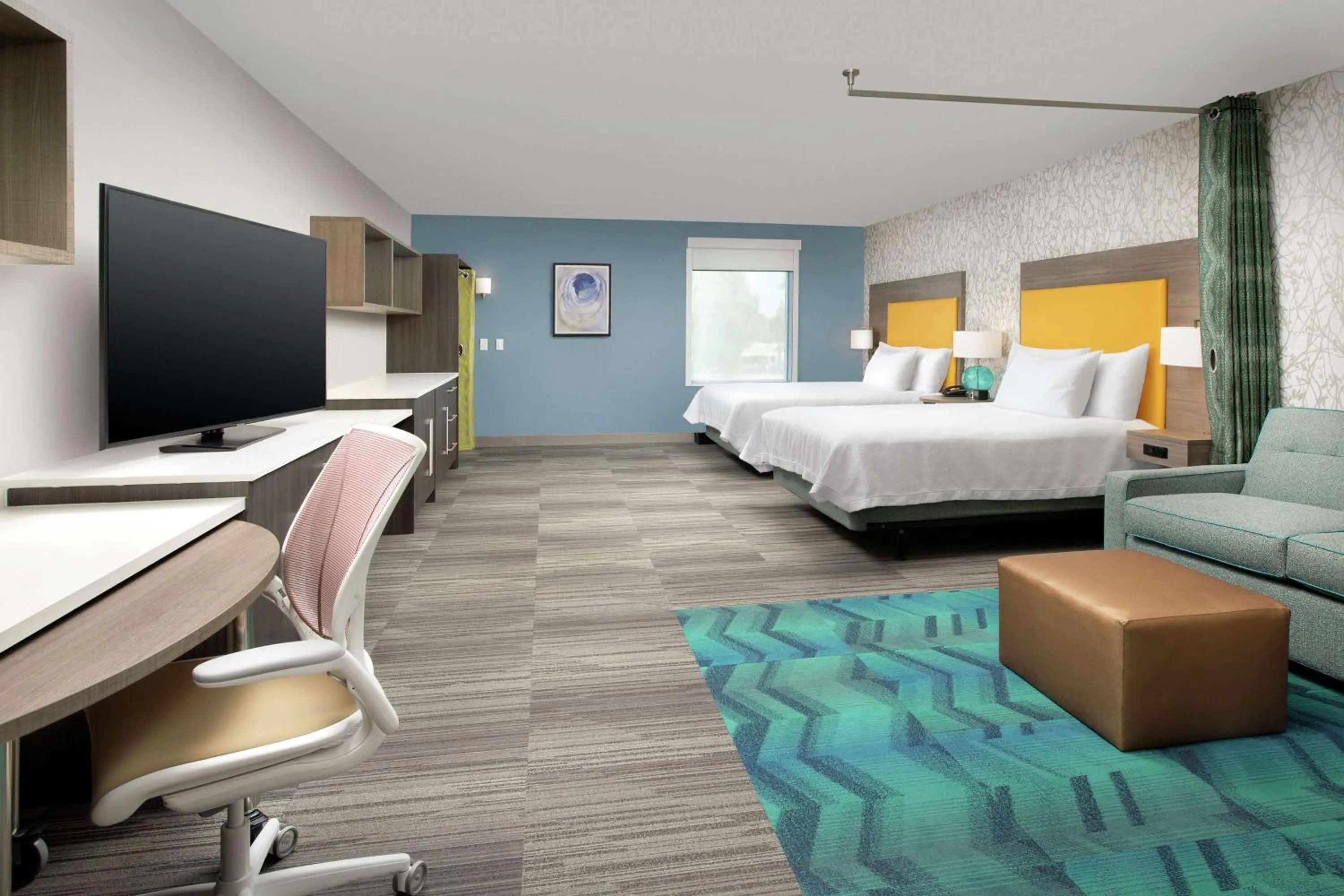 Studio Suite with Two Queen Beds - Hearing Access/Non-Smoking in Home2 Suites By Hilton Phoenix Airport South