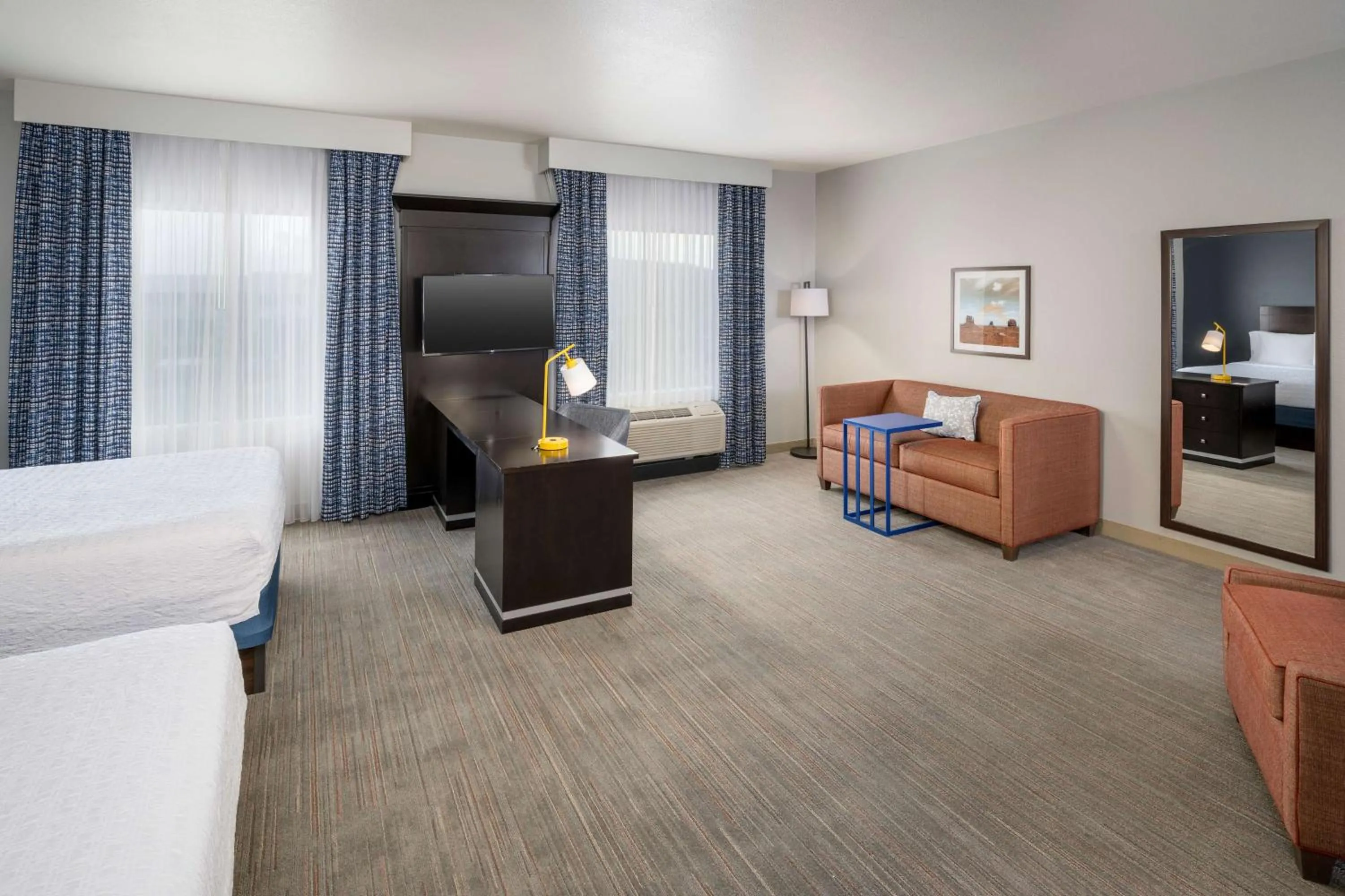 Queen Room with Two Queen Beds and Sofa Bed - Mobility Access/Non-Smoking in Hampton Inn & Suites Phoenix North/Happy Valley