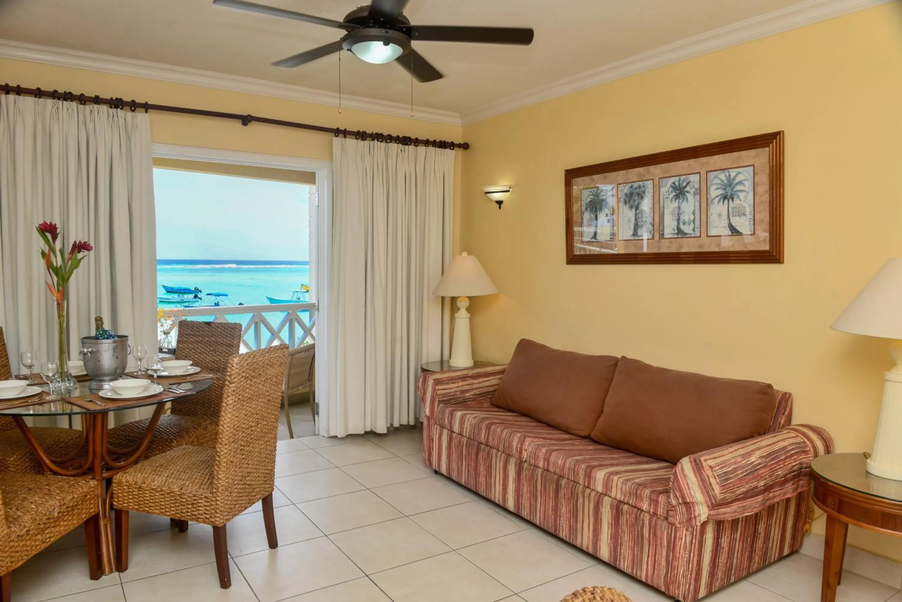 Two Bedroom Suite with Private Rooftop Patio & Seaview in Yellow Bird Hotel