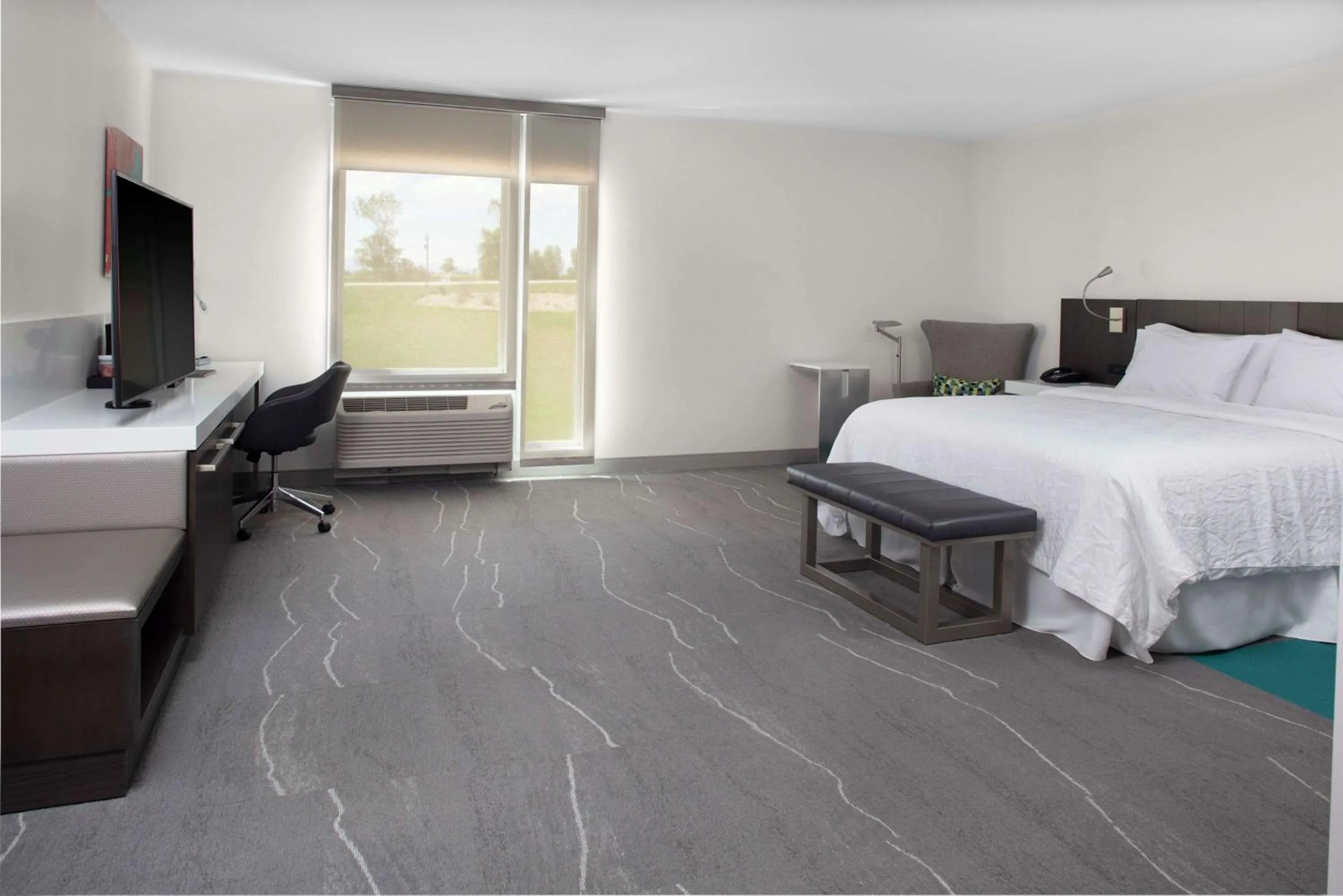 Junior King Suite with Bath Tub - Mobility Access in Hilton Garden Inn Denver/Thornton