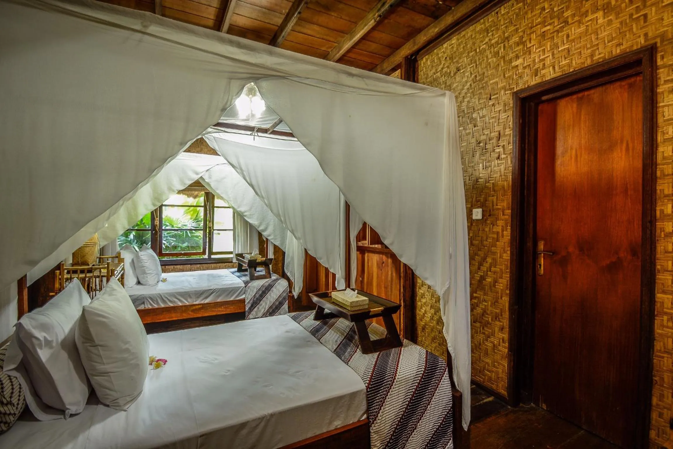 Superior Twin Room with Shower in Aashaya Jasri Resort