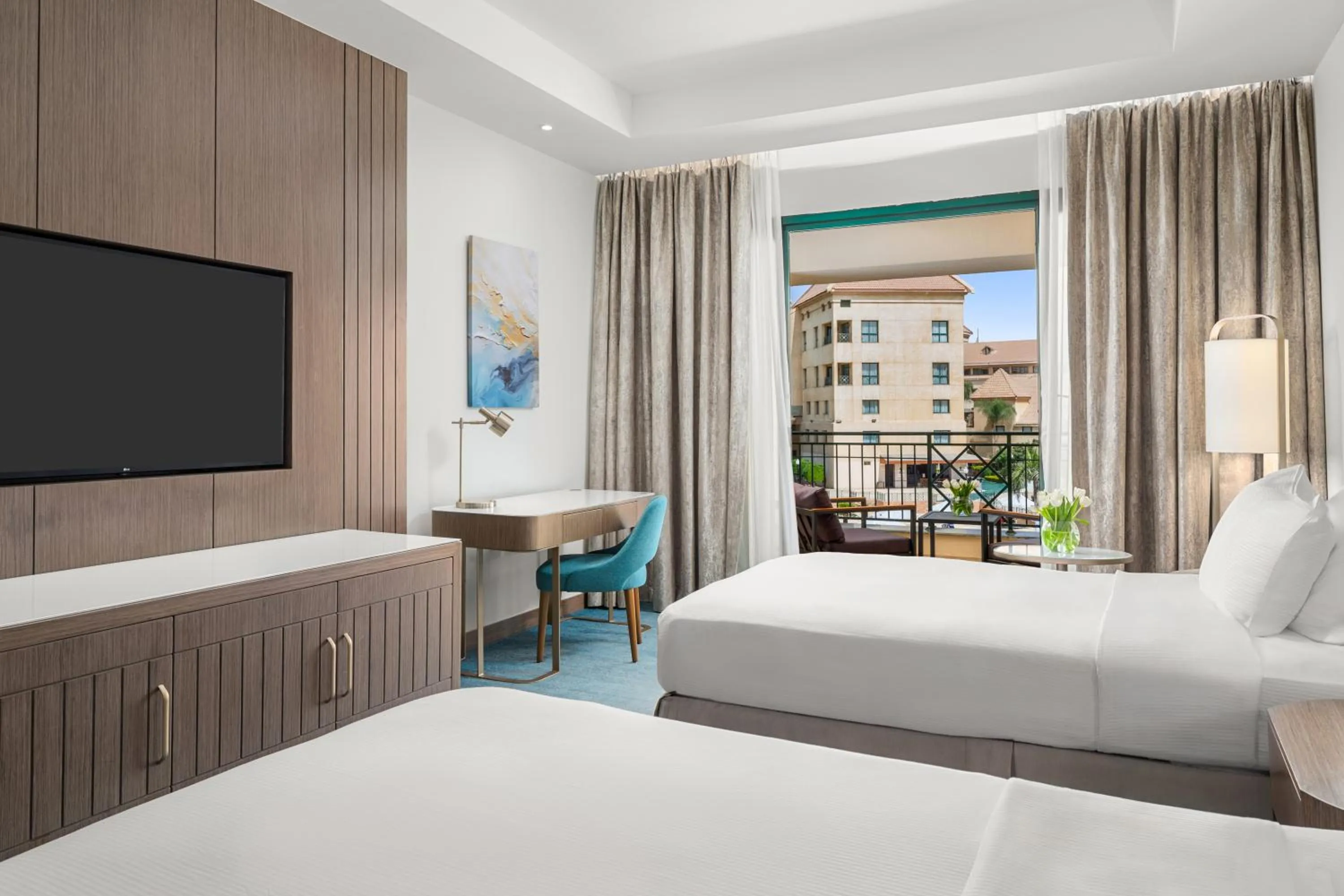 Superior Twin Room with Pool in Hilton Pyramids Golf