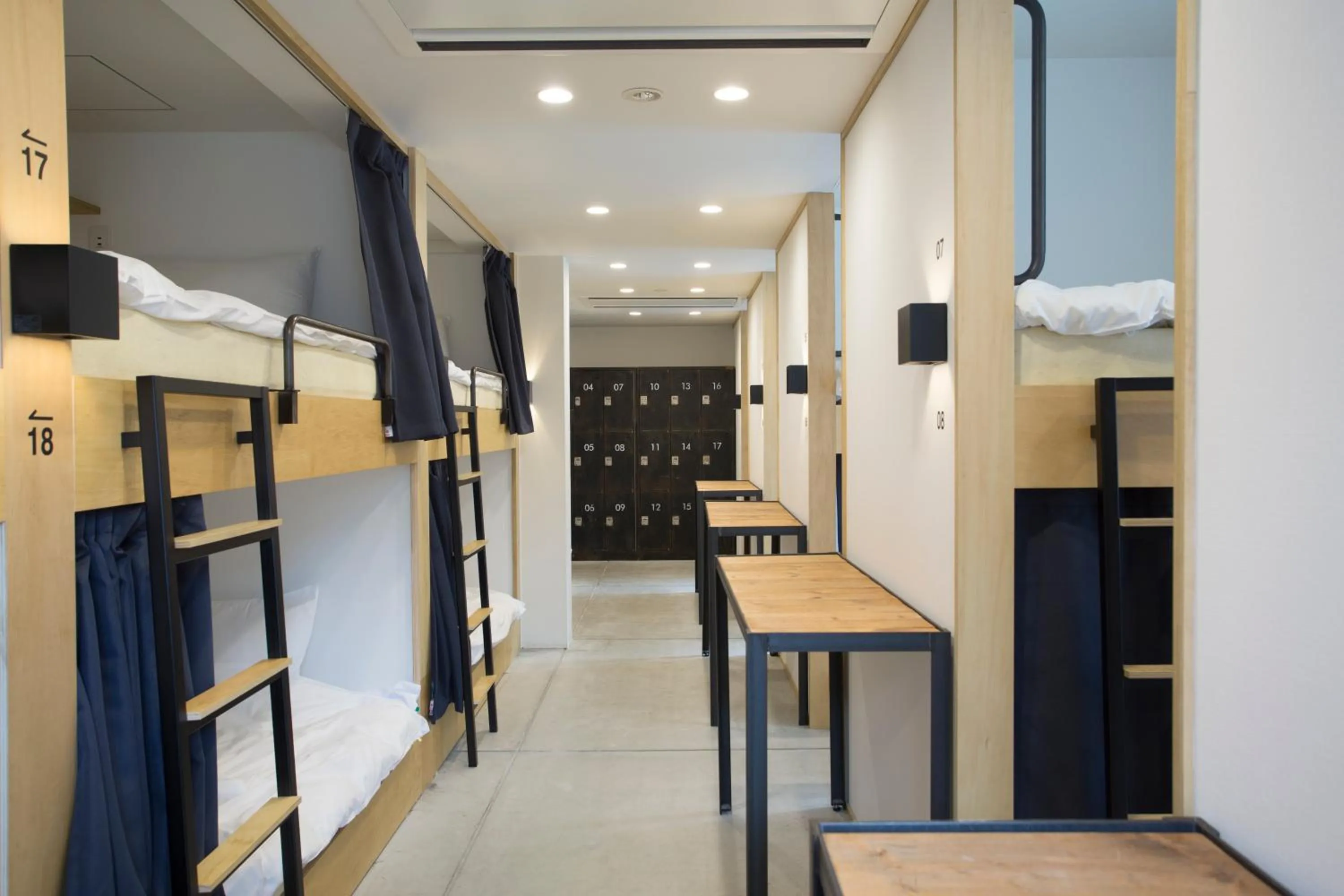 bunk bed in Piece Hostel Kyoto