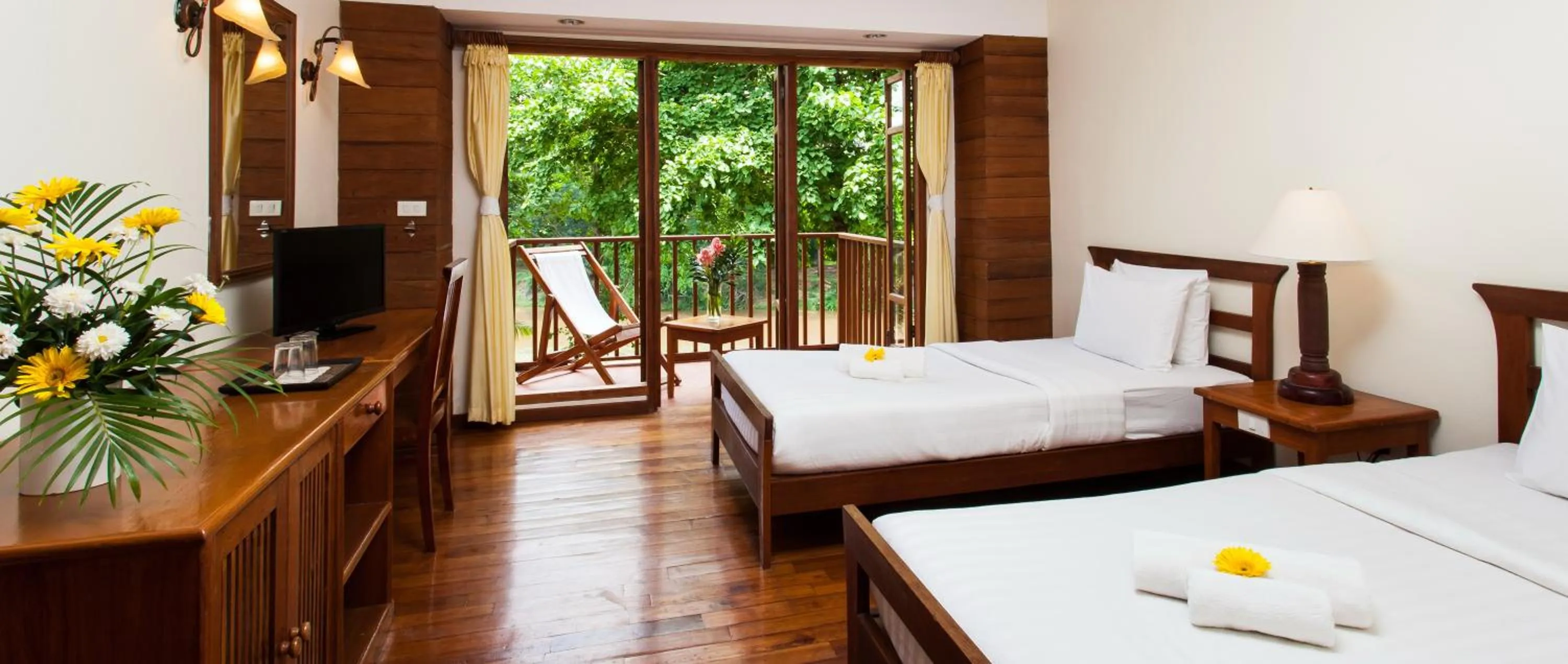 Twin Room with Balcony in Riverhouse Resort