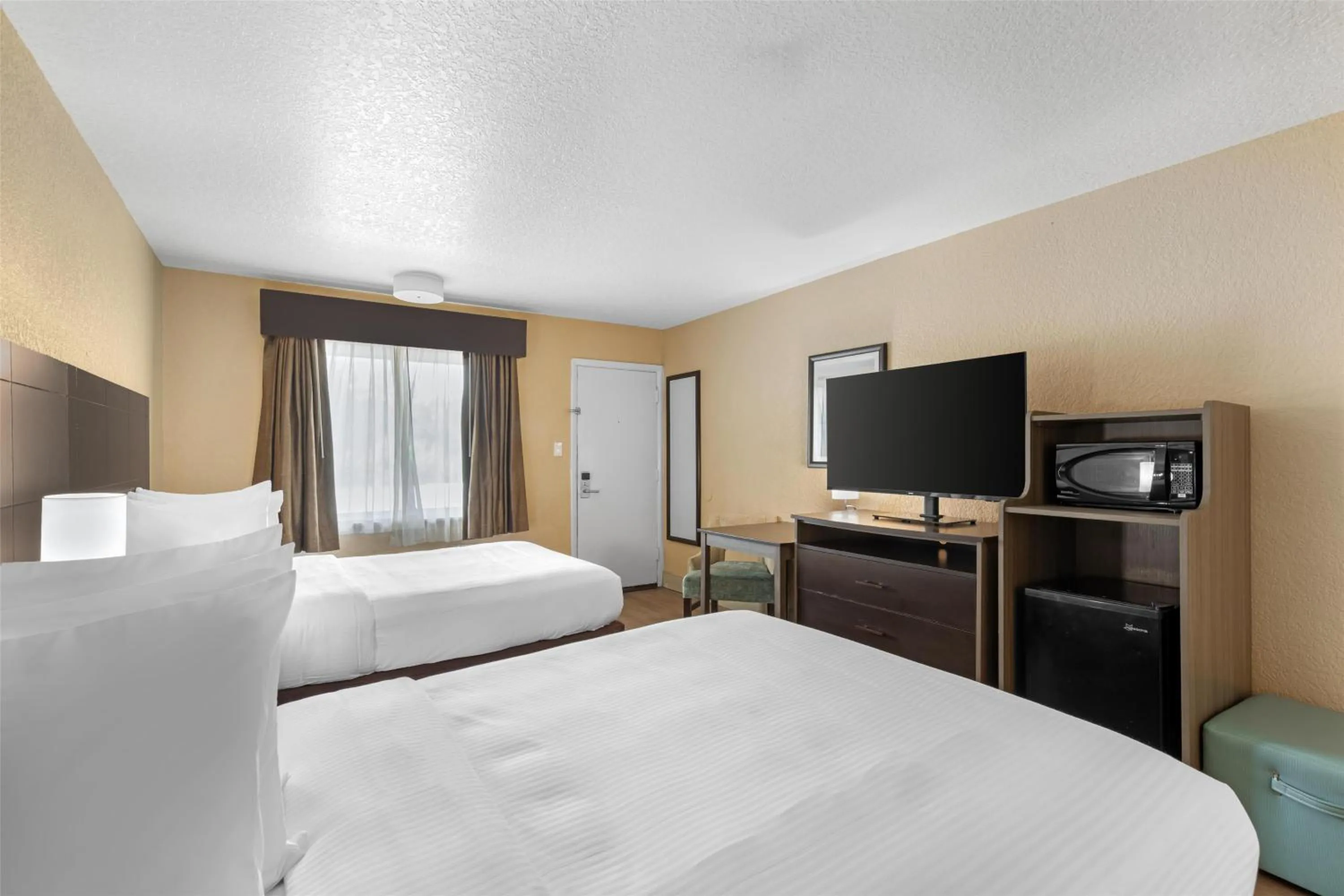 Double Room with Two Double Beds and Mobility Accessible Roll-In Shower - Non-Smoking in Best Western Space Shuttle Inn