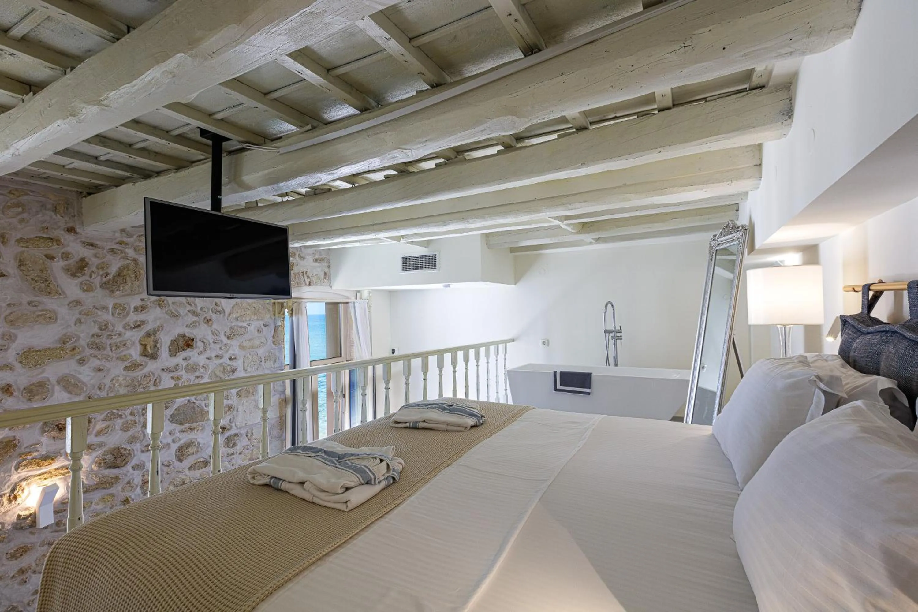 Suite with Side Sea View - Split Level in Thalassa Boutique Hotel