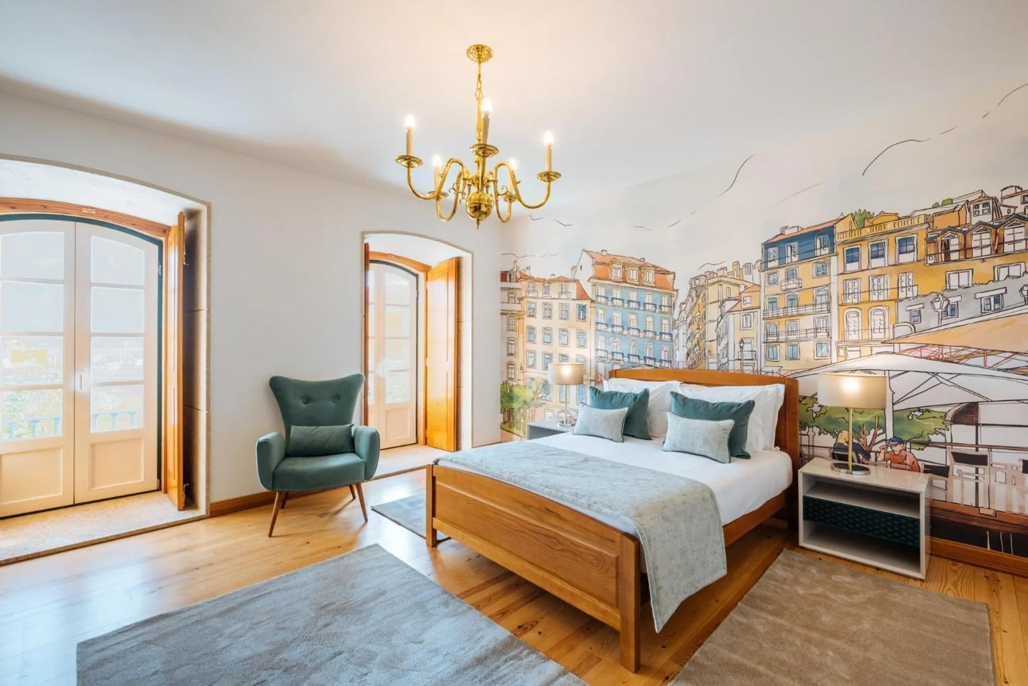 Standard Double Room with Shared Bathroom in Varandas de Lisboa - Tejo River Apartments & Rooms