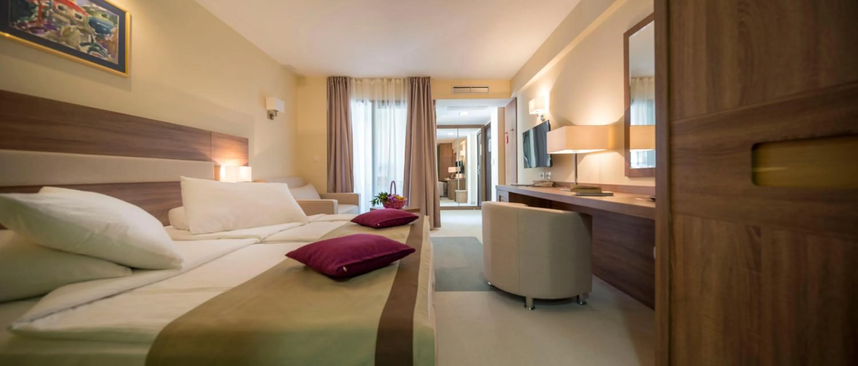 Superior Double Room with Balcony with Park View in Hotel Park Makarska