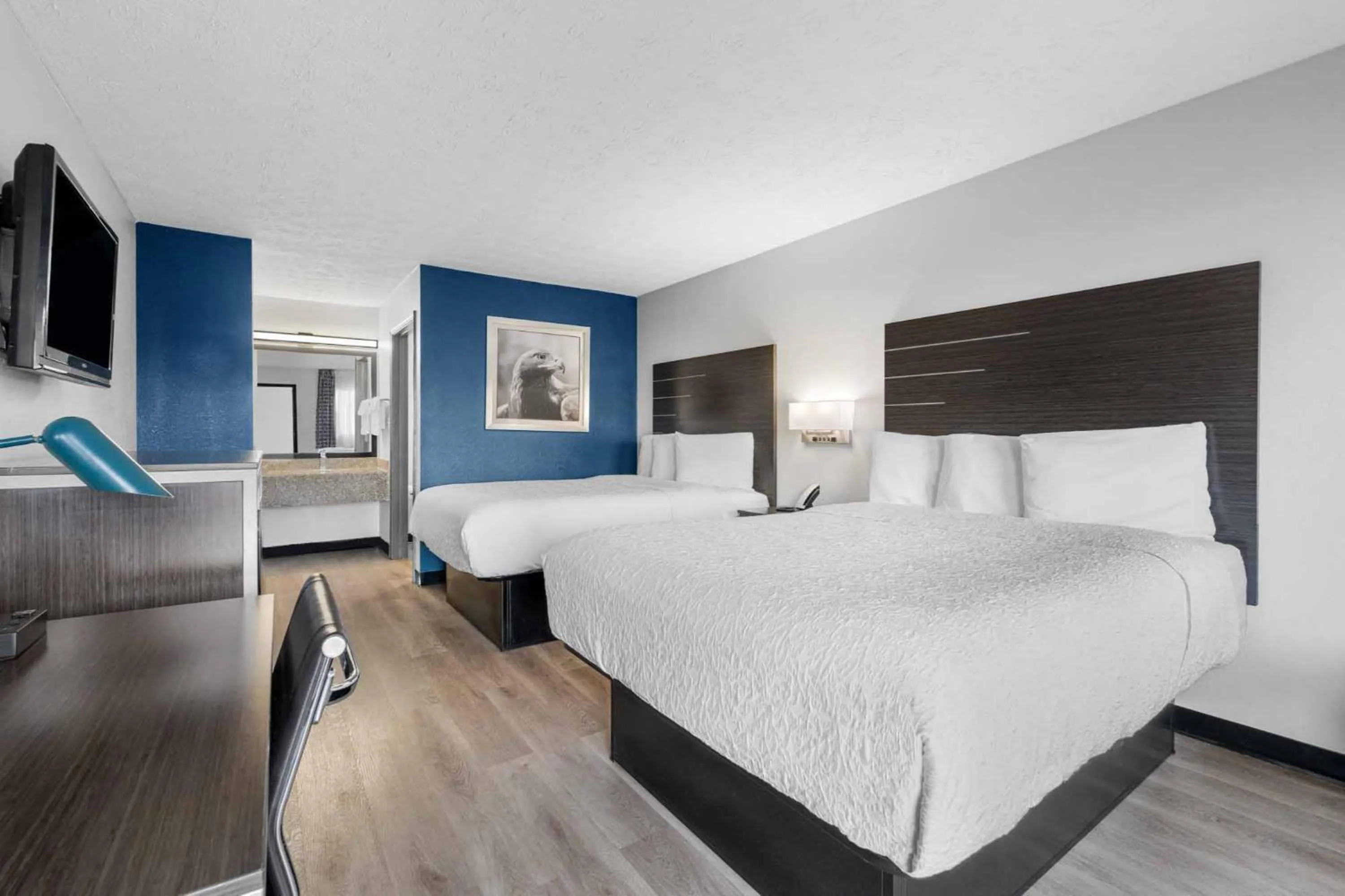 Queen Room with Two Queen Beds - Non-Smoking in Auburn Lodge near University