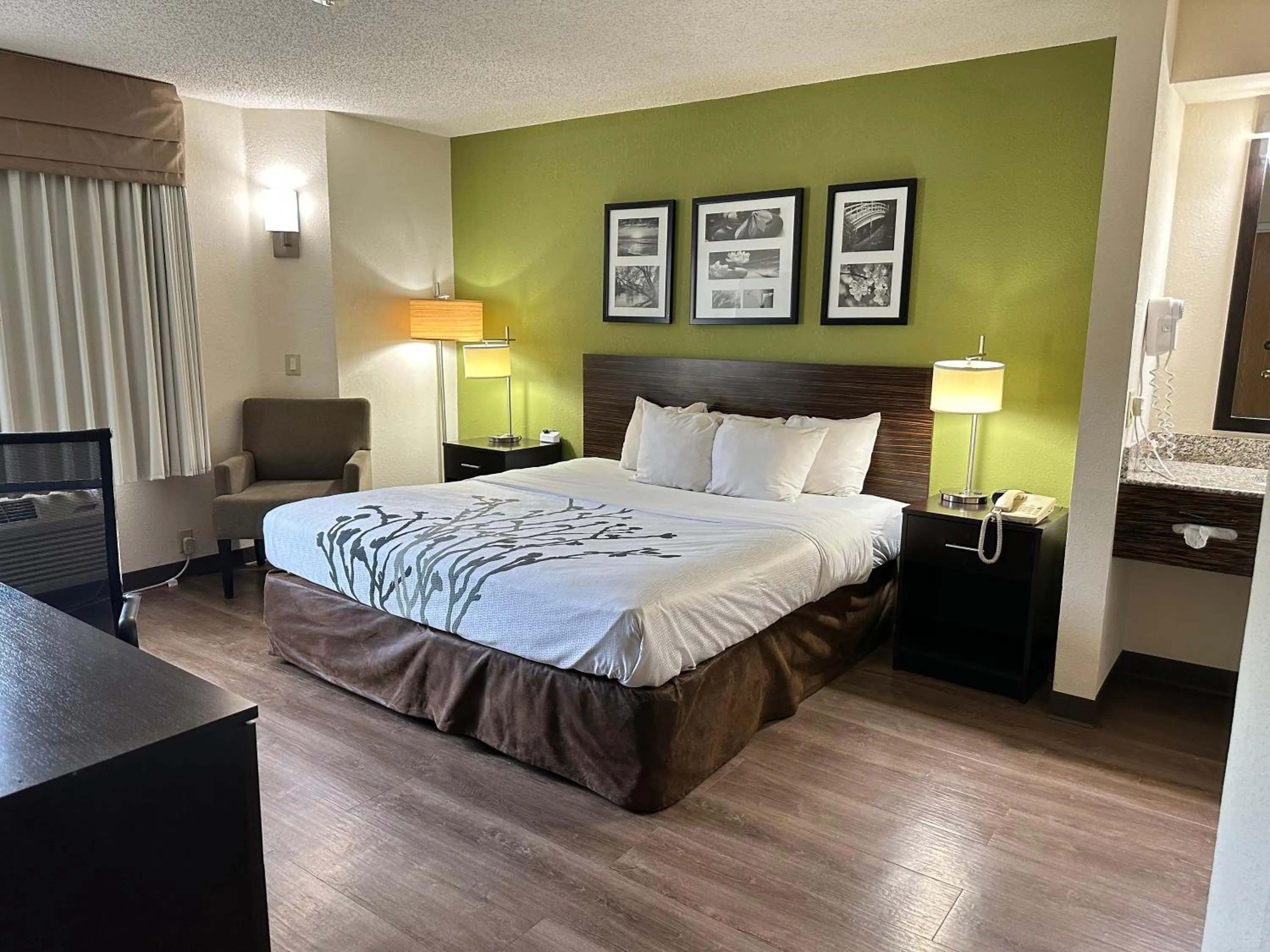  Room with Two Double Beds - Non-Smoking in Sleep Inn & Suites Near Columbus - State University Area