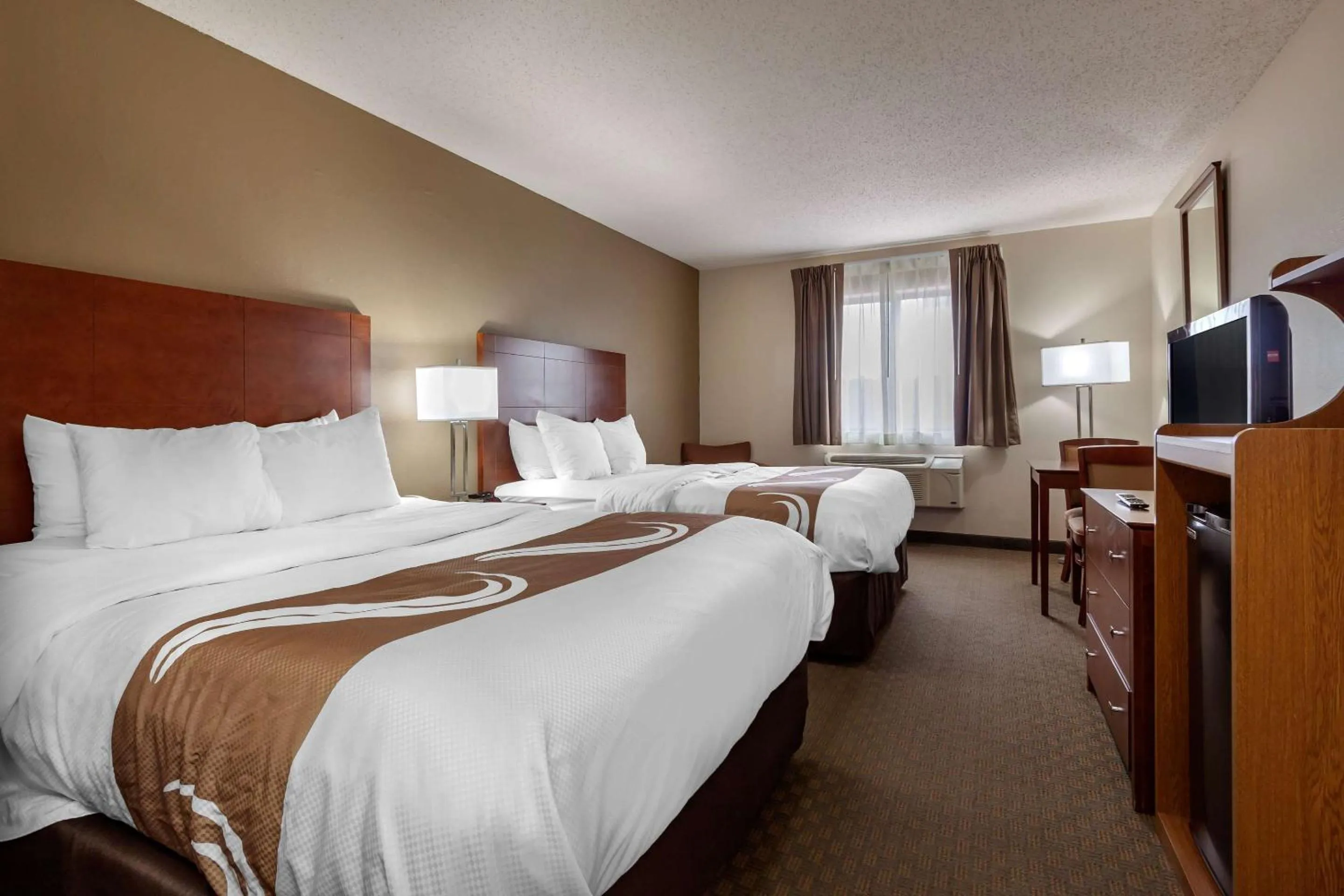 Quadruple Room with Two Queen Beds - Non-Smoking in Quality Inn Hays I-70