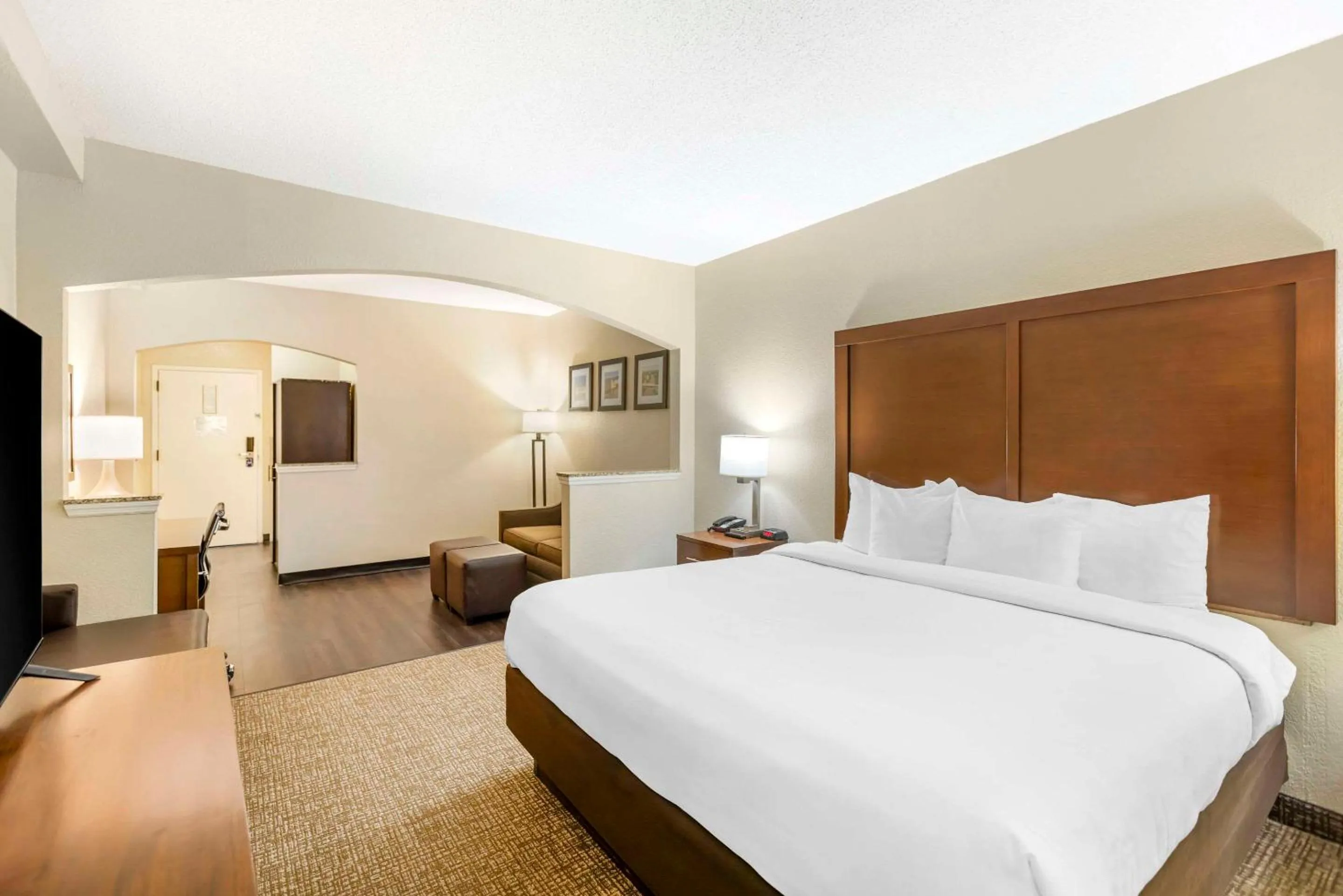 King Suite with Sofa Bed - Non-Smoking in Comfort Inn Meridian - Bonita Lakes