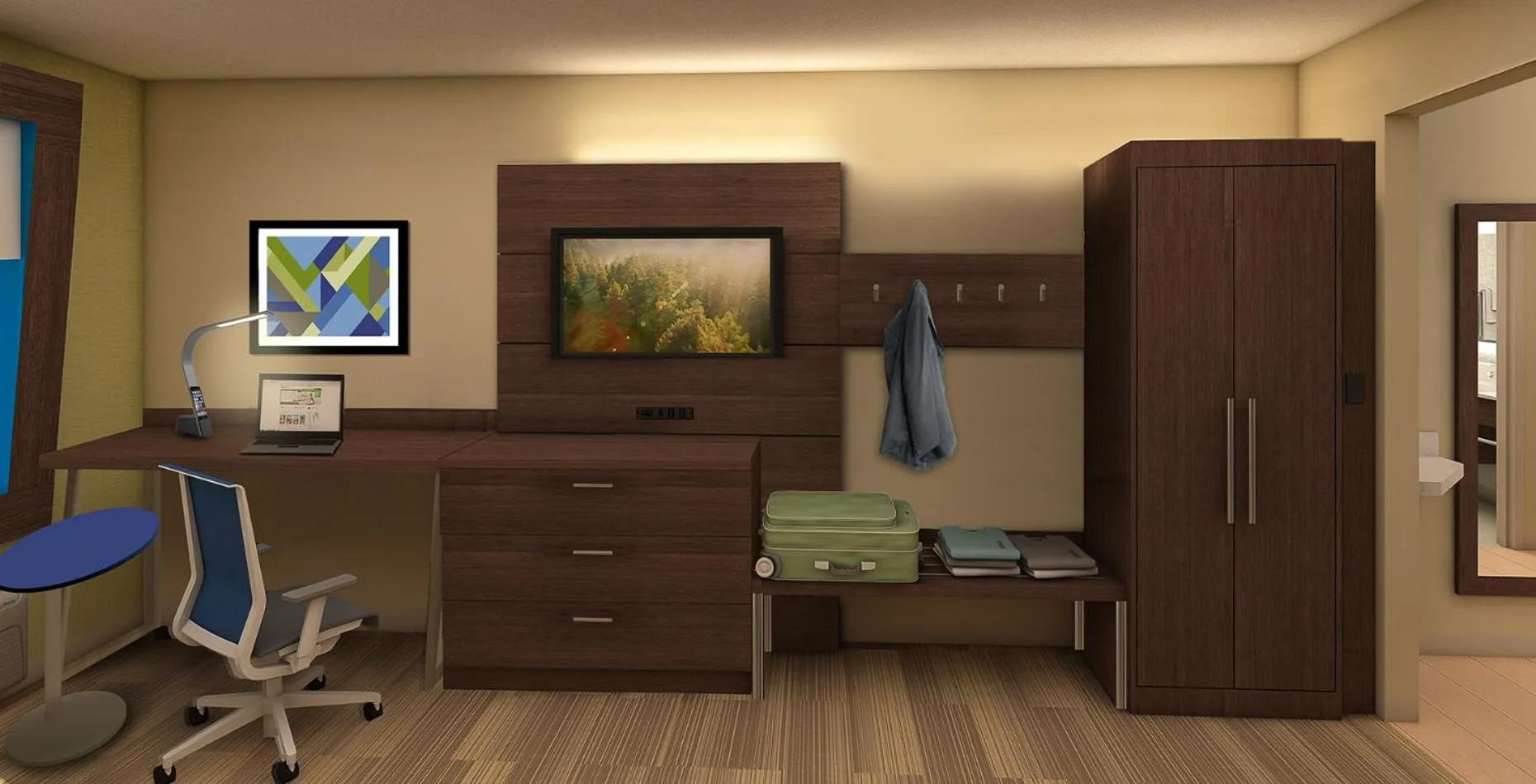 Standard King Room - Communications Accessible in Holiday Inn Express - Canton by IHG