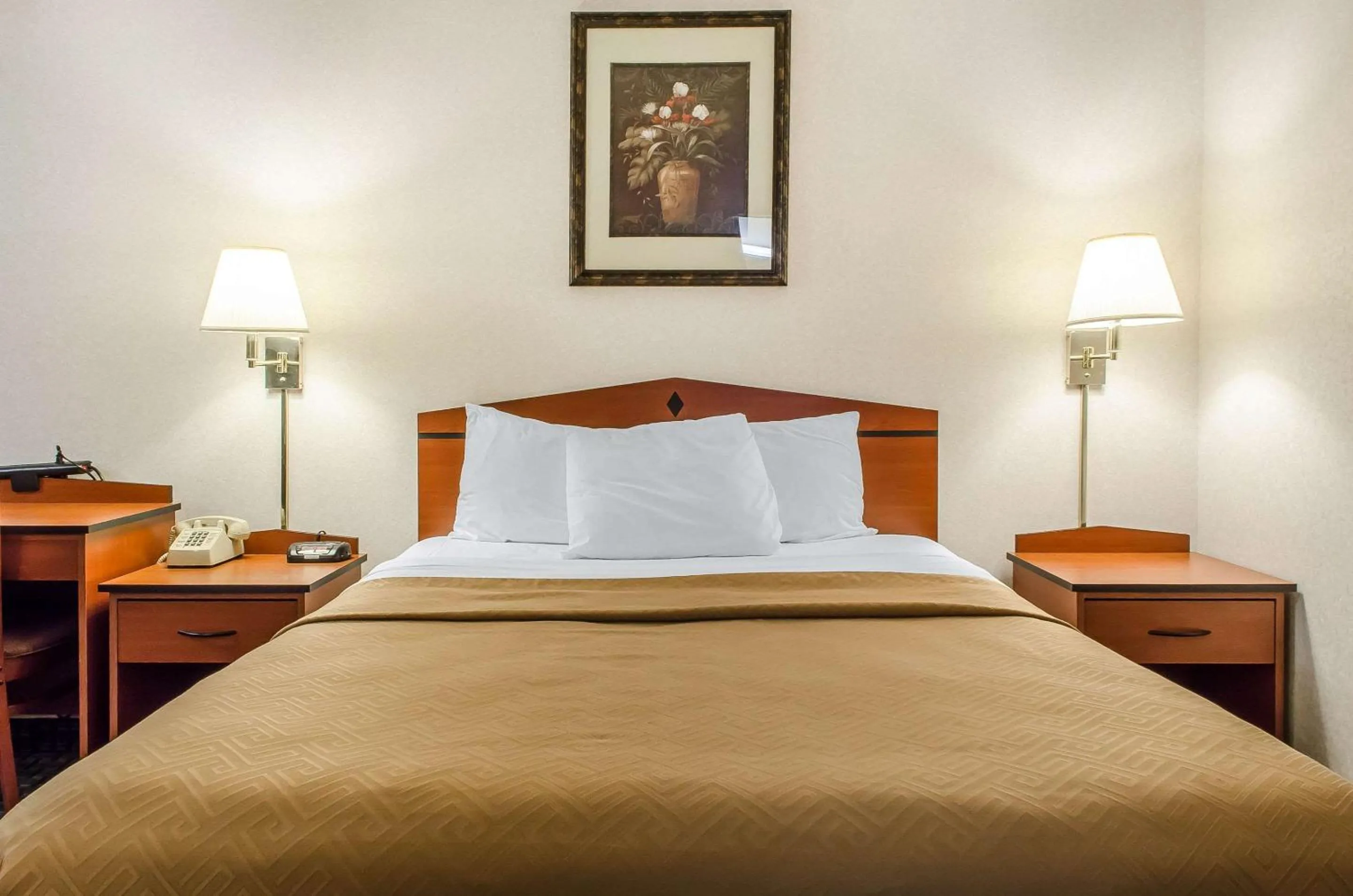 Queen Room - Non-Smoking in Rodeway Inn State College - near University