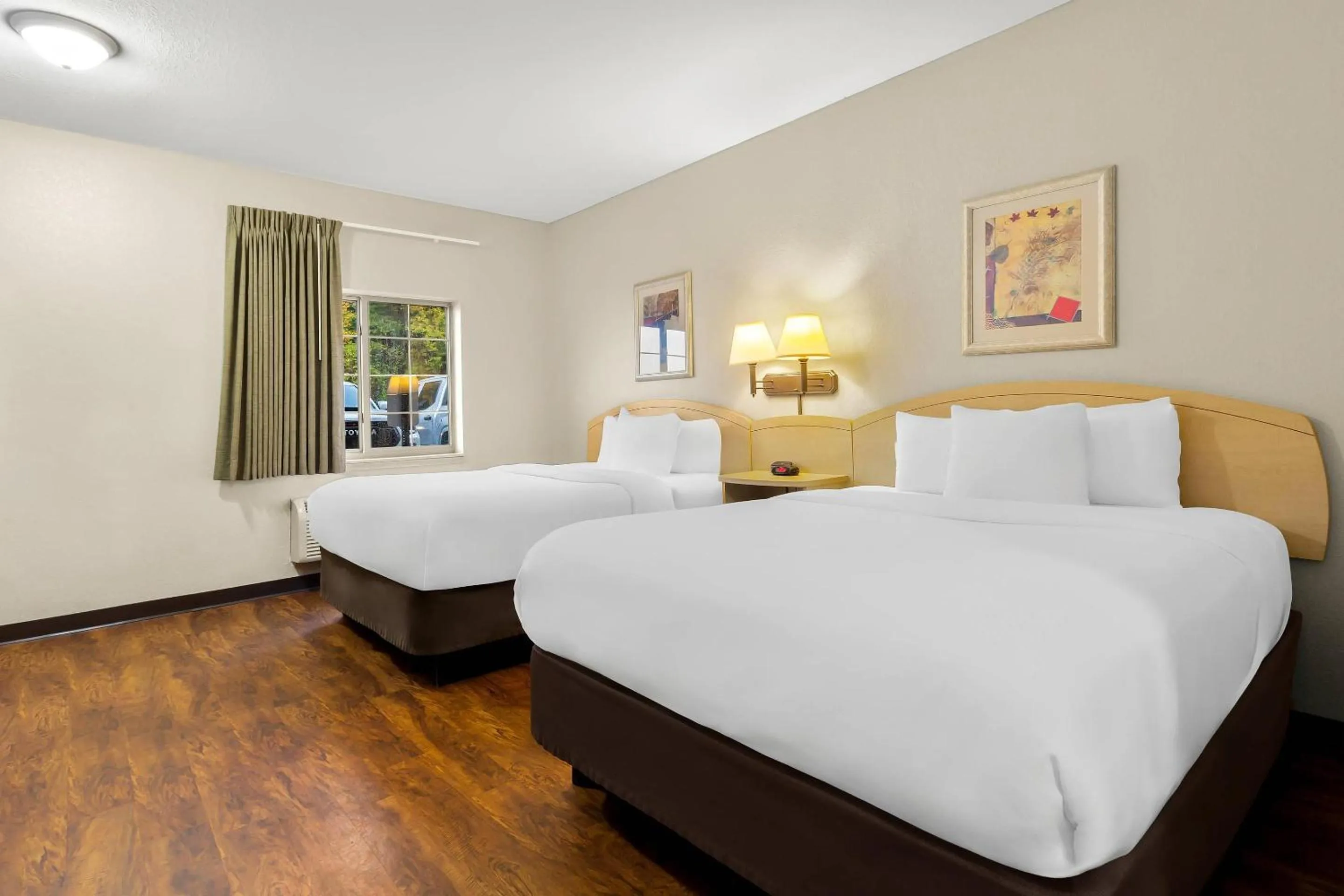 Queen Room with Two Queen Beds - Non-Smoking in Suburban Studios Morgantown