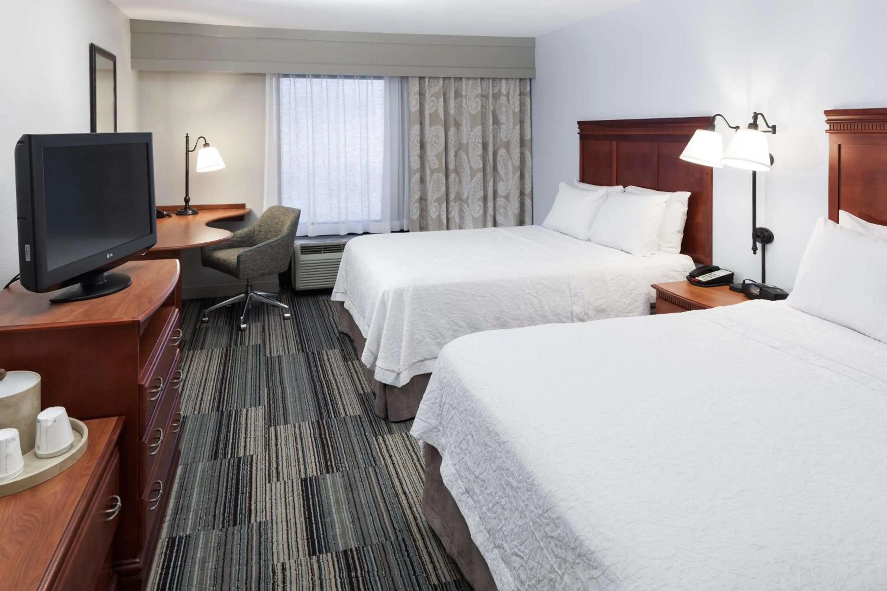 Room with Two Queen Beds - Non-Smoking in Hampton Inn & Suites Cedar Rapids