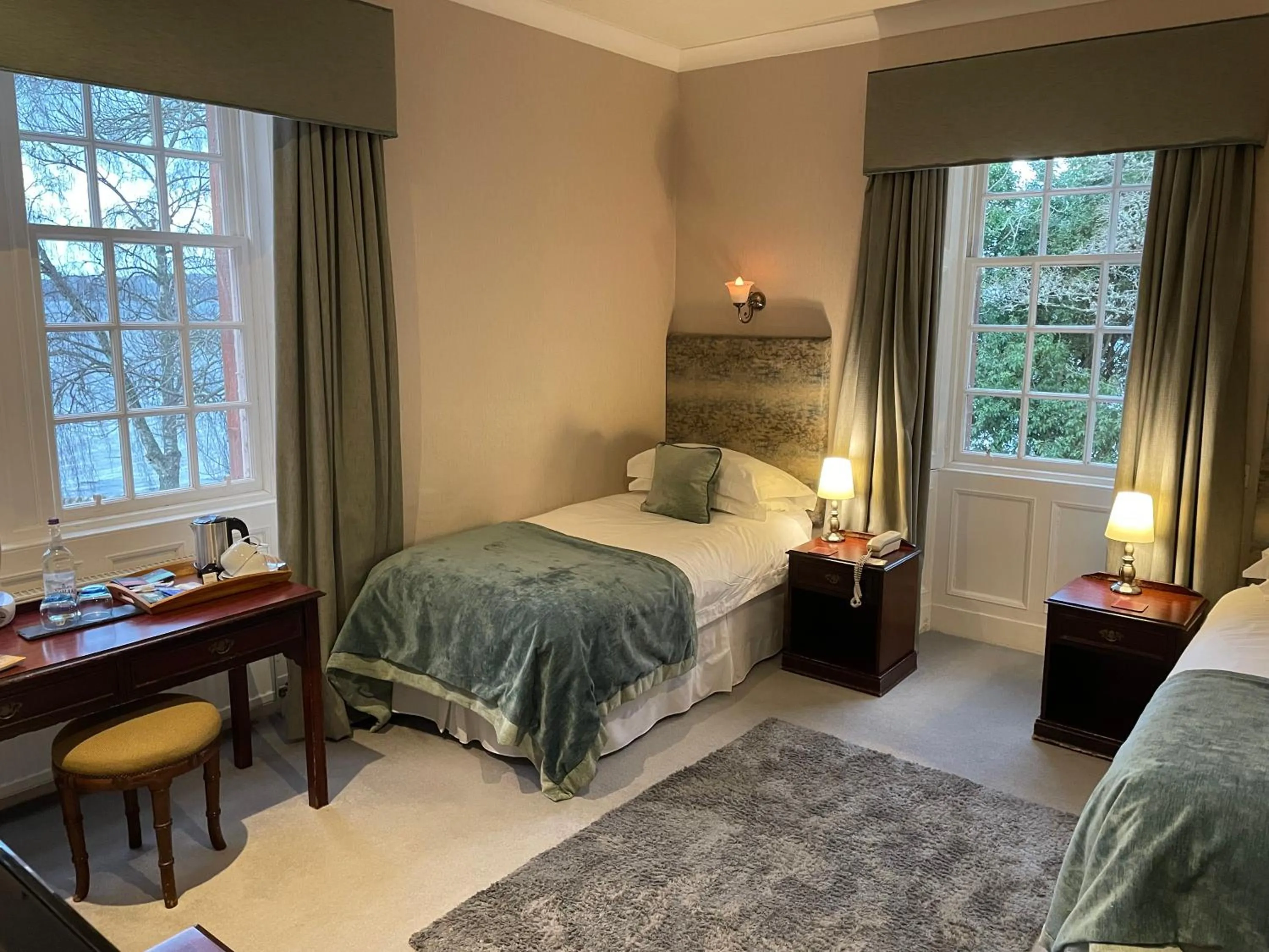 Twin Room with Sea View in Bunchrew House Hotel