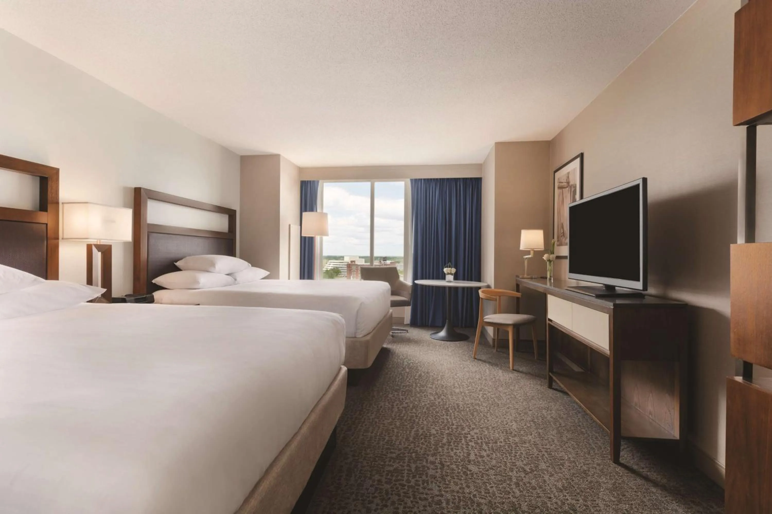 Queen Room with Two Queen Beds and River View in Hyatt Regency Wichita