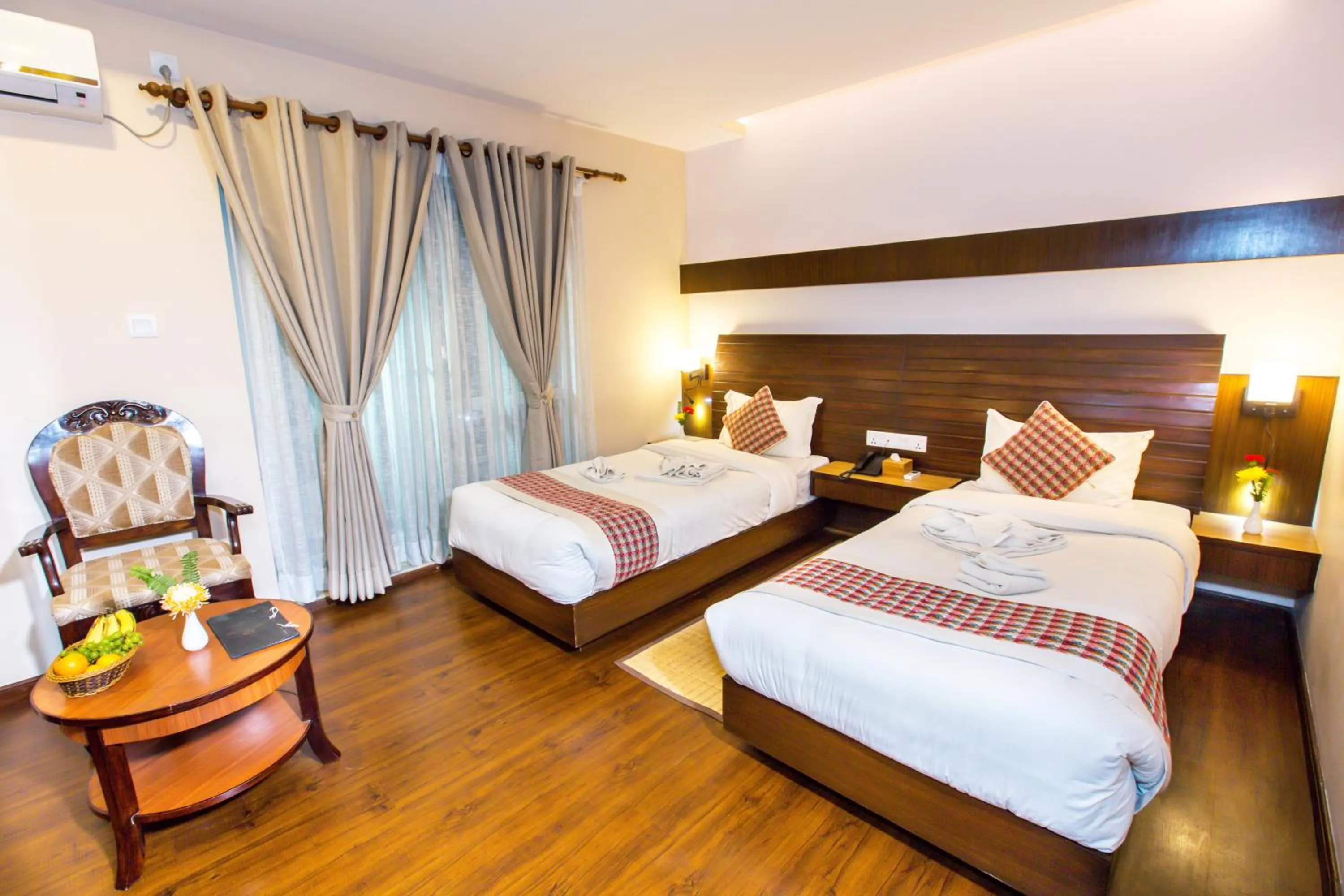 Twin Room with Balcony in Kathmandu Suite Home