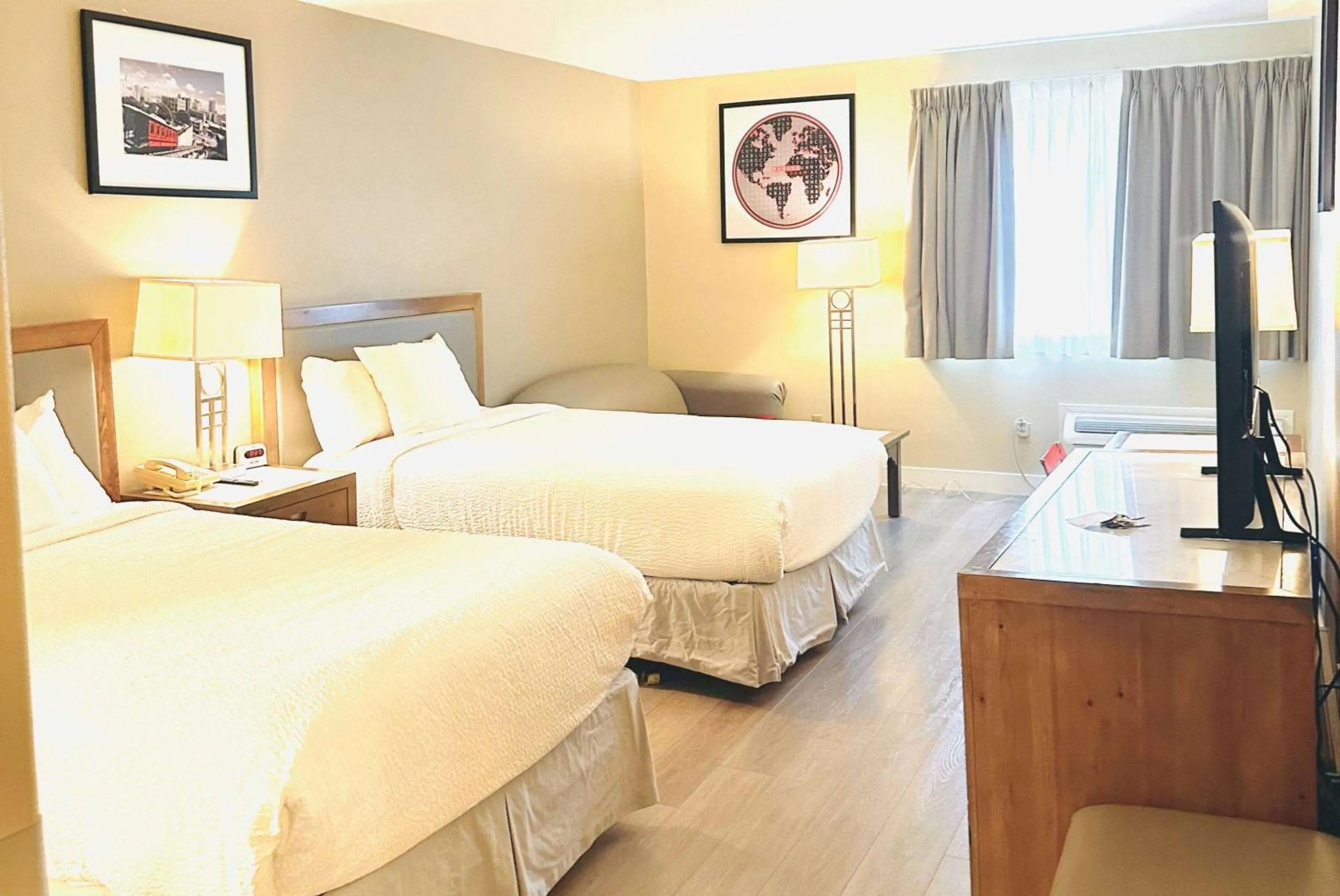 Junior Suite with Two Double Beds - Non-Smoking in Ramada Plaza by Wyndham Garden Grove/Anaheim South