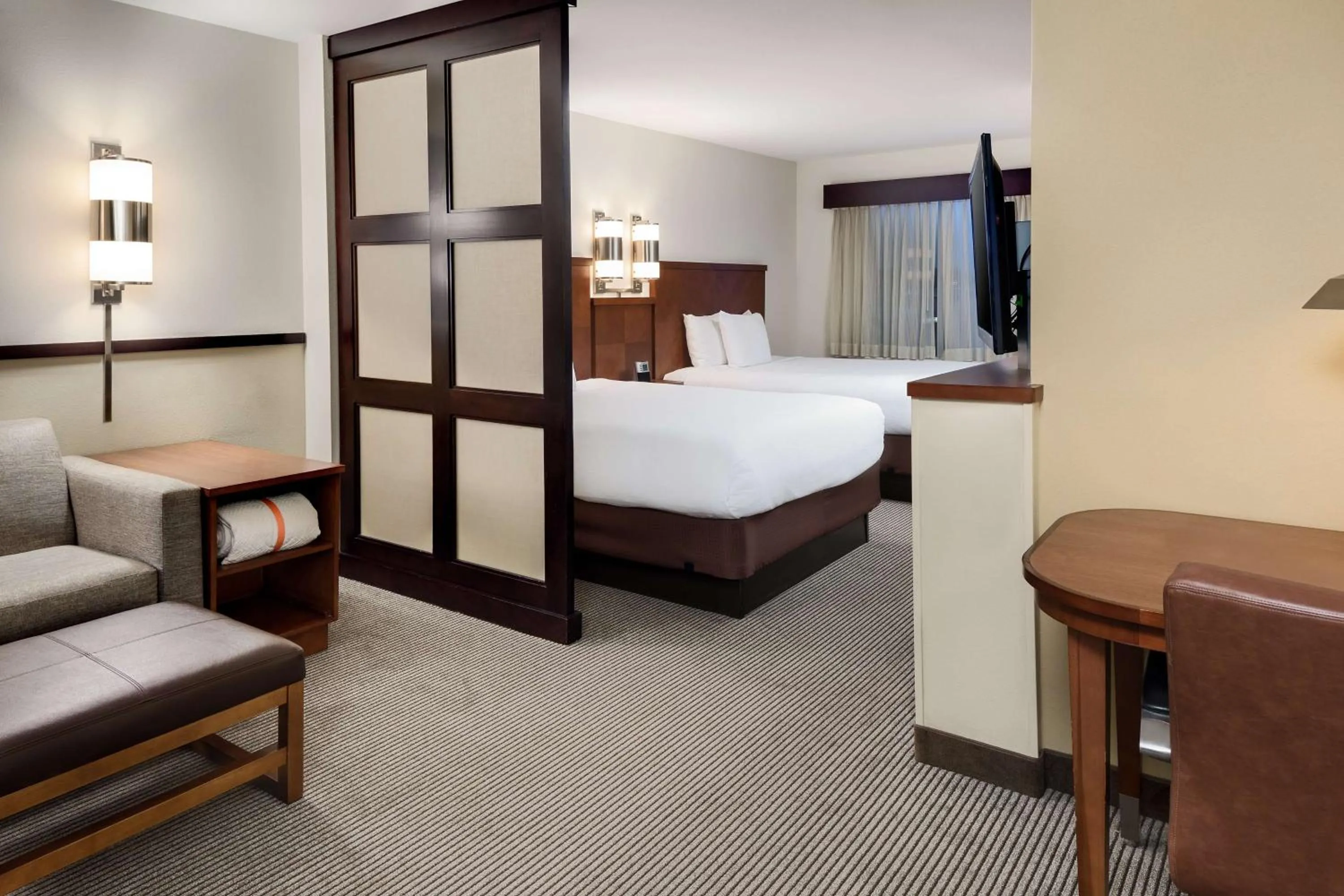 Queen Room with Two Queen Beds and Sofa Bed in Hyatt Place South Bend/Mishawaka