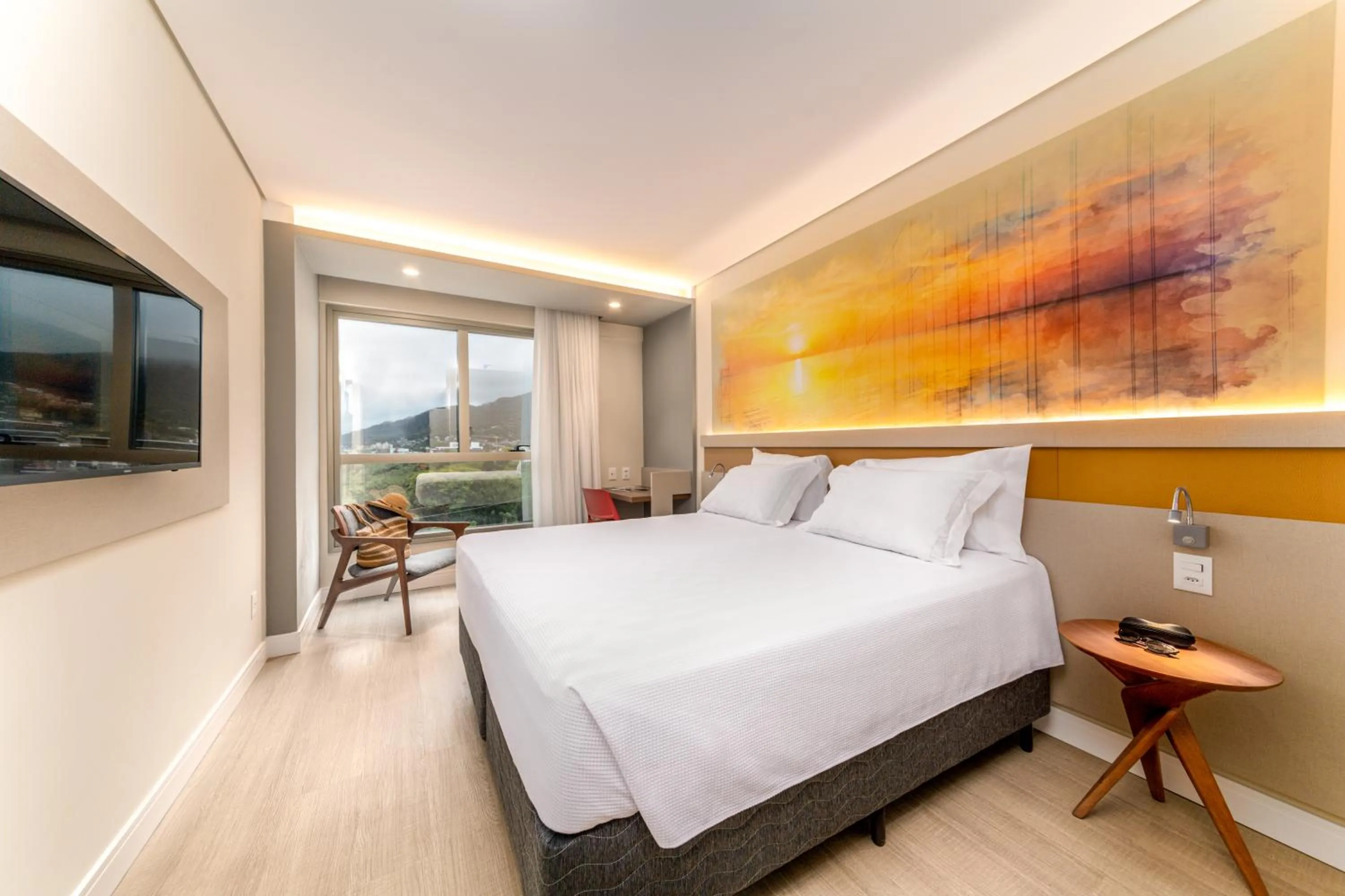 Luxo Casal - single occupancy - 1 Cama Queen in Intercity Portofino Florianópolis