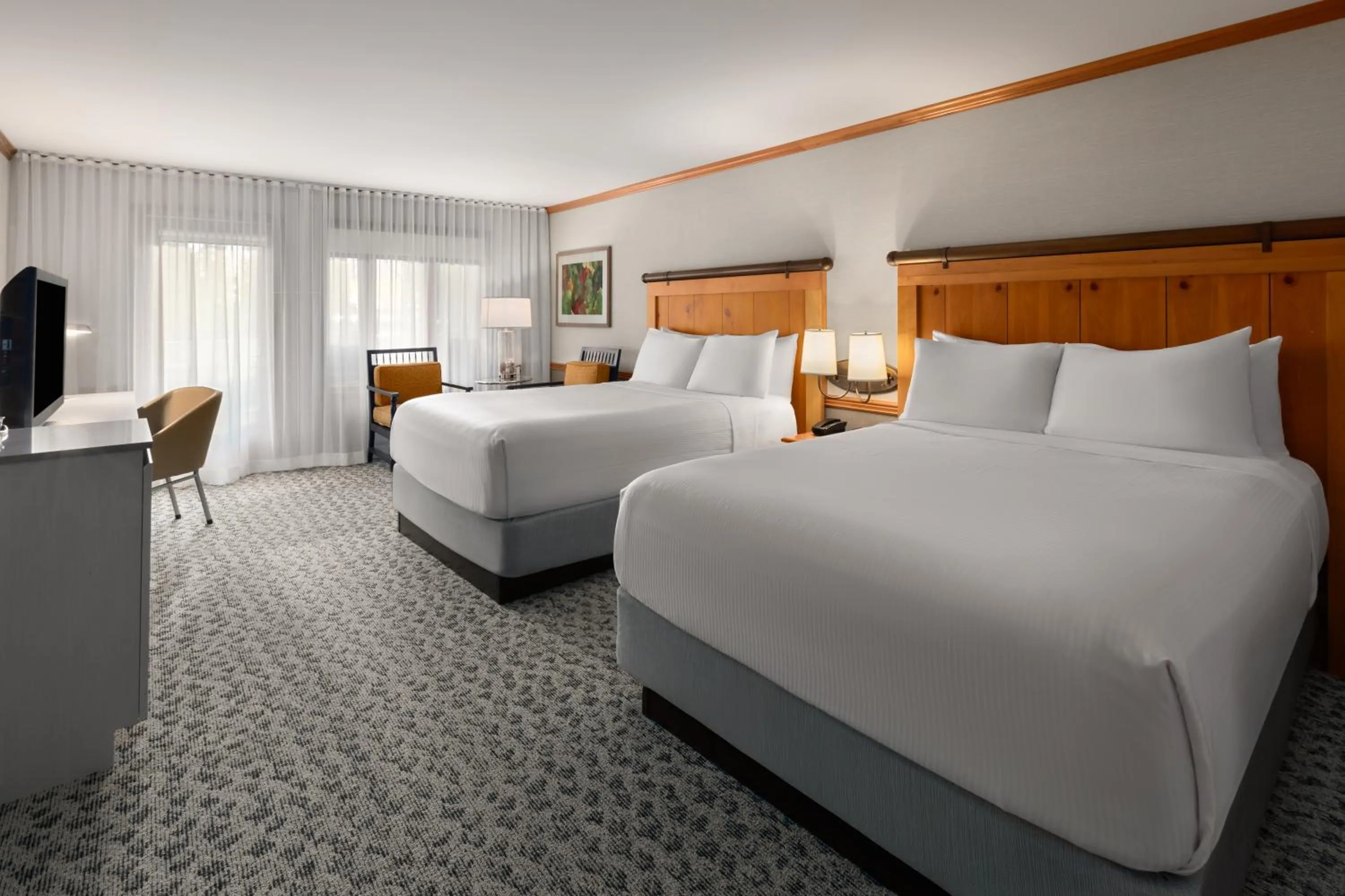 Premier Queen Room with Two Queen Beds and Balcony - Non-Smoking in Semiahmoo Resort Golf & Spa, Trademark Collection by Wyndham