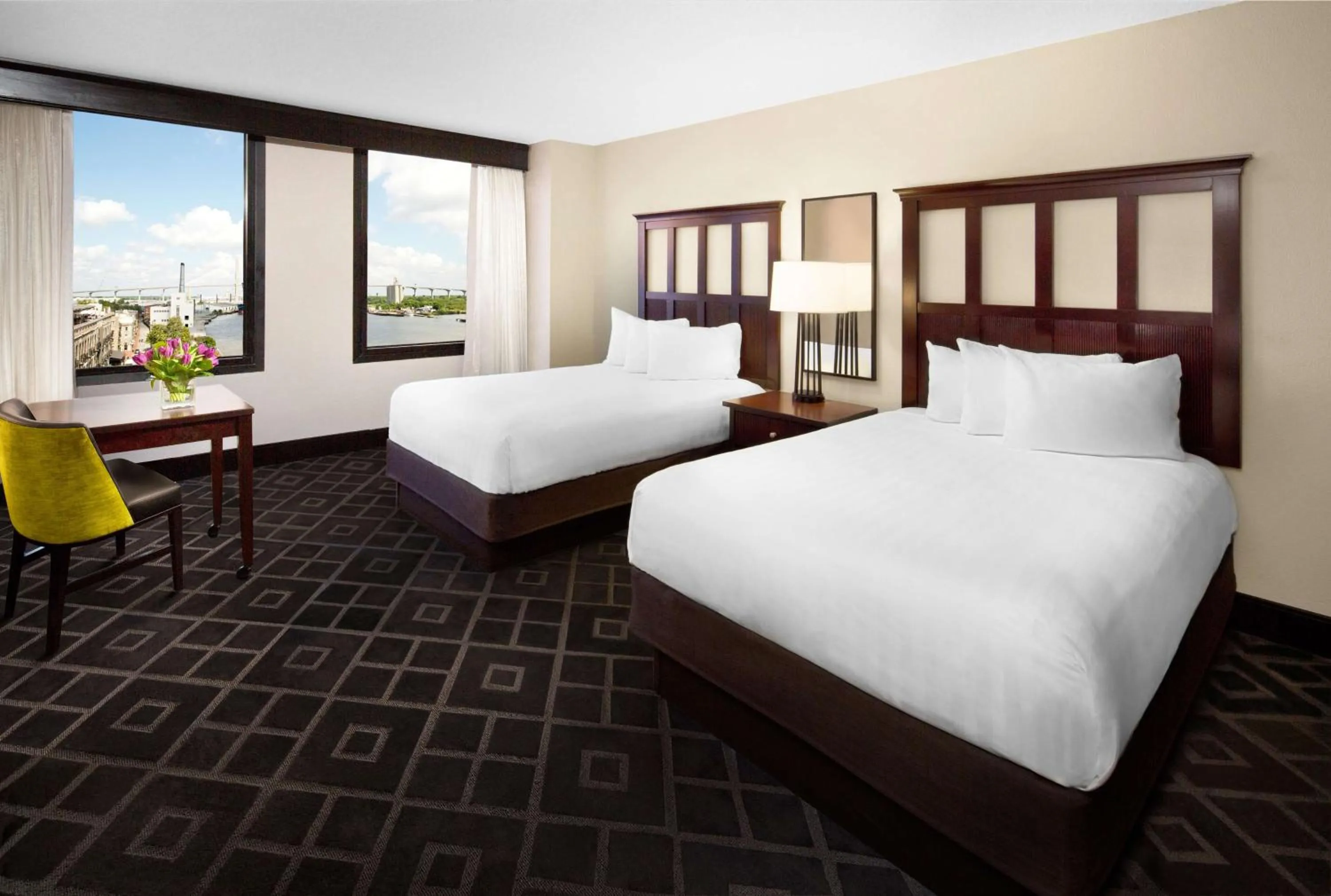 Double Room with Two Double Beds and River View in Hyatt Regency Savannah
