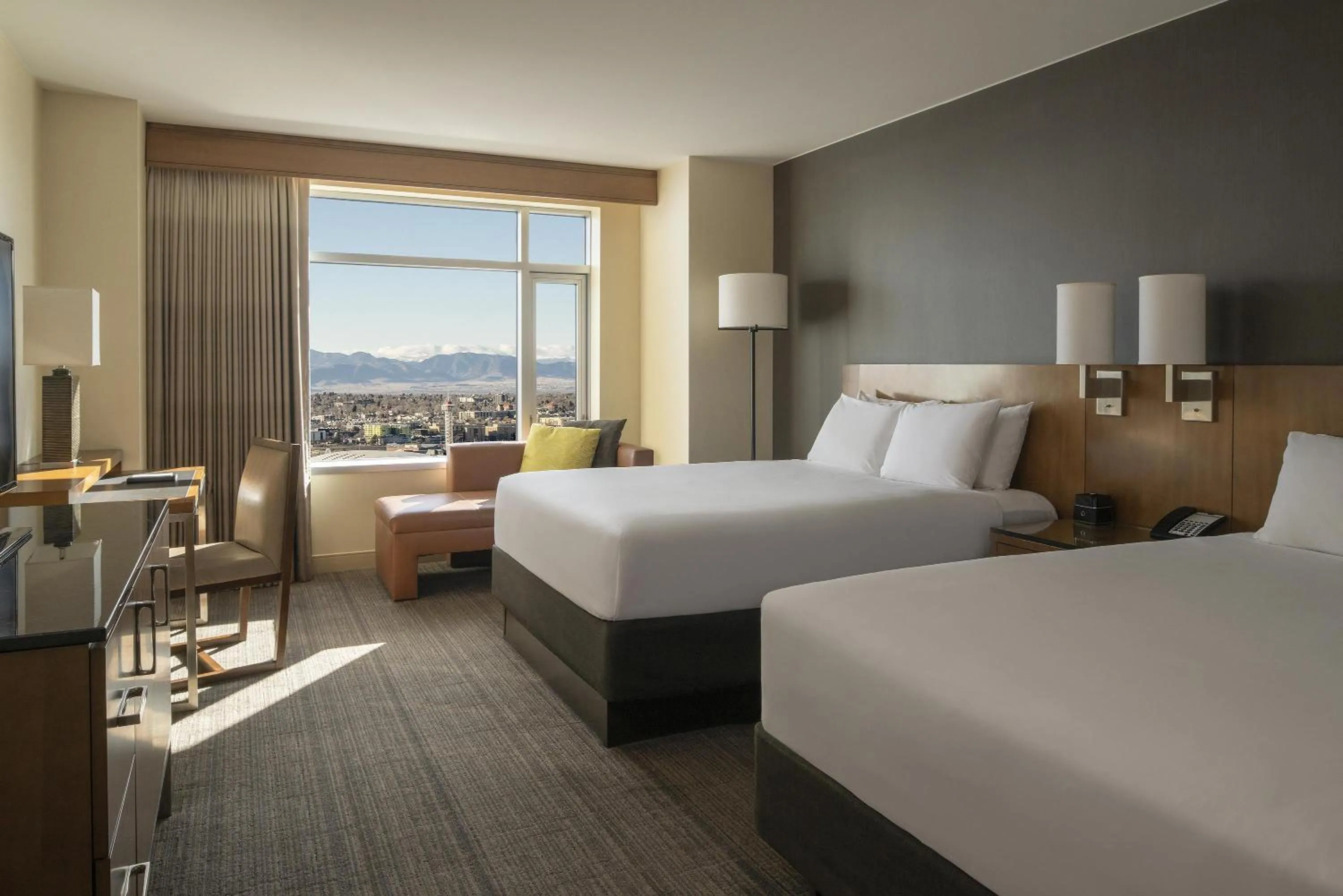 Quadruple Room with Mountain View in Hyatt Regency Denver at Colorado Convention Center