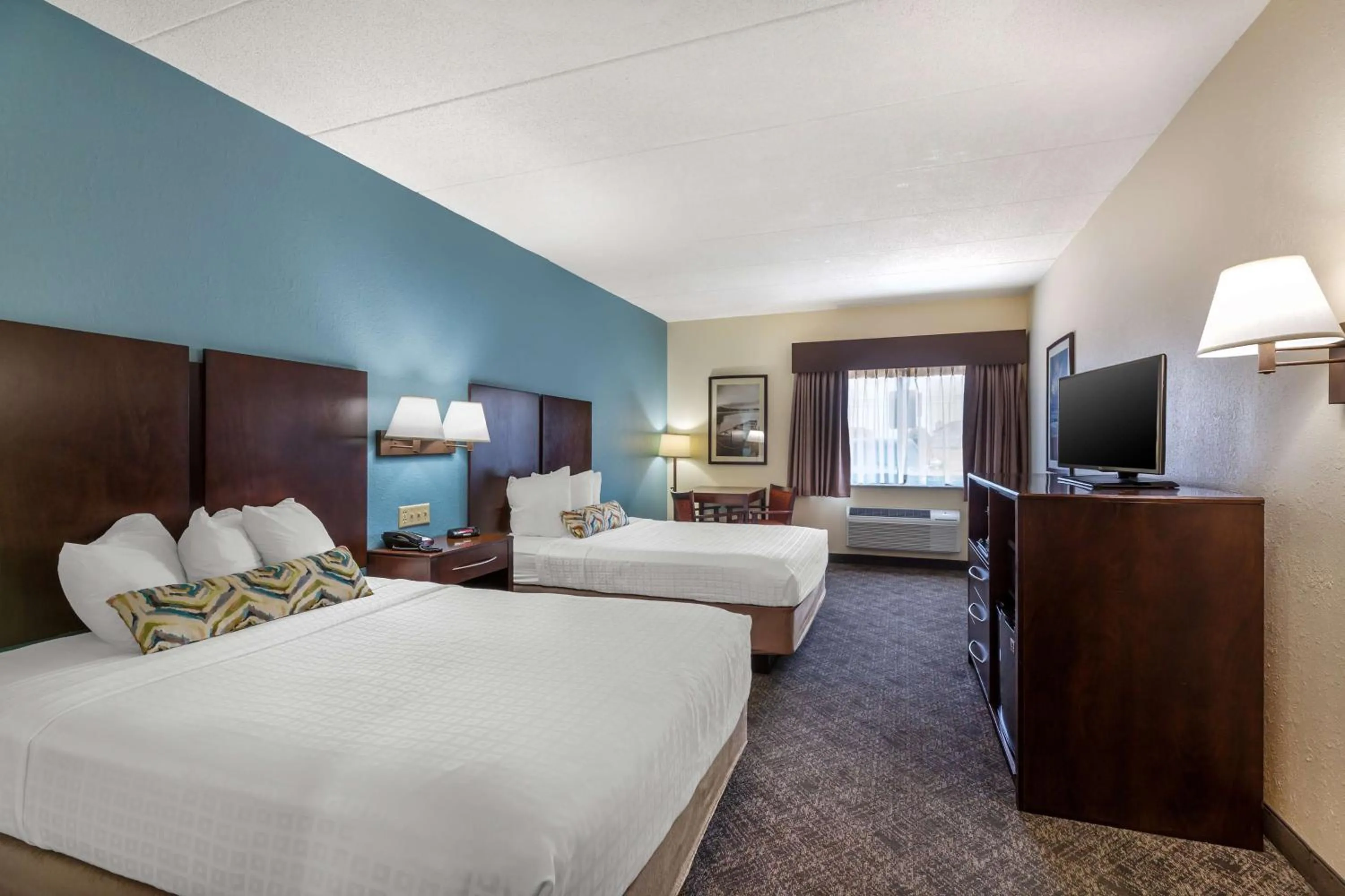 Double Room with Two Double Beds - Disability Access - Non-Smoking in Best Western Port Clinton