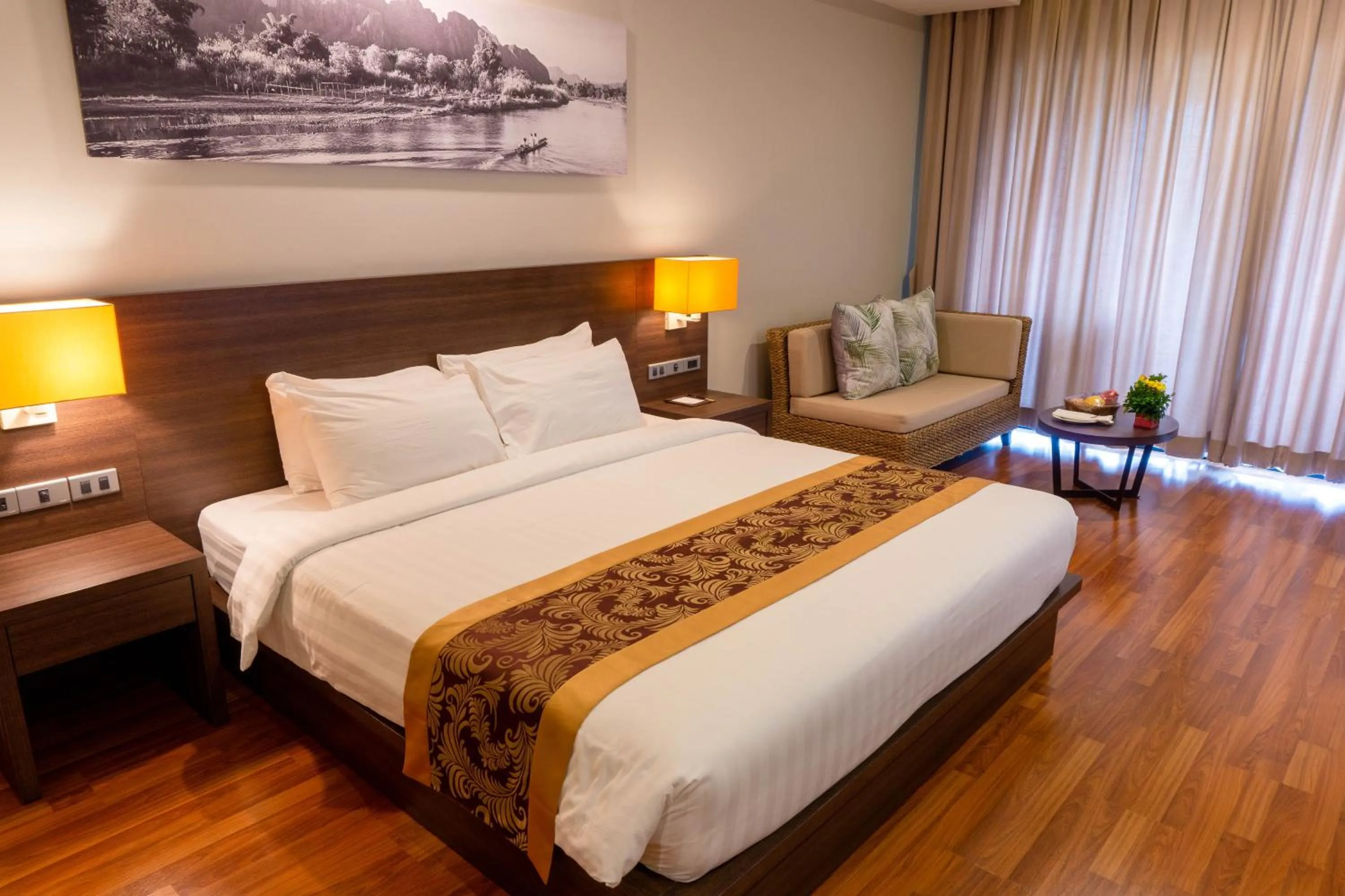 Deluxe Double Room in Tmark Resort Vangvieng