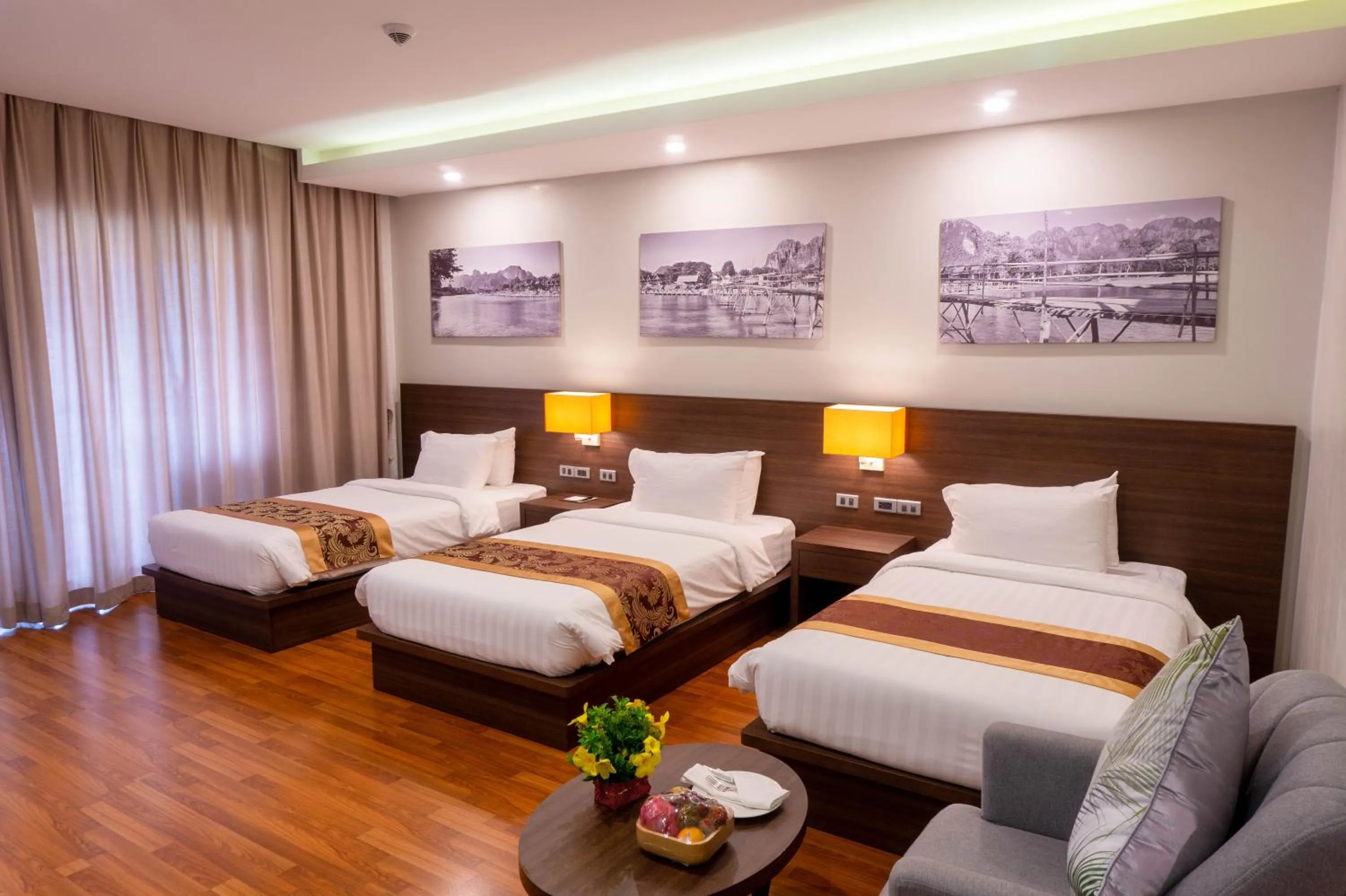 Triple Room in Tmark Resort Vangvieng