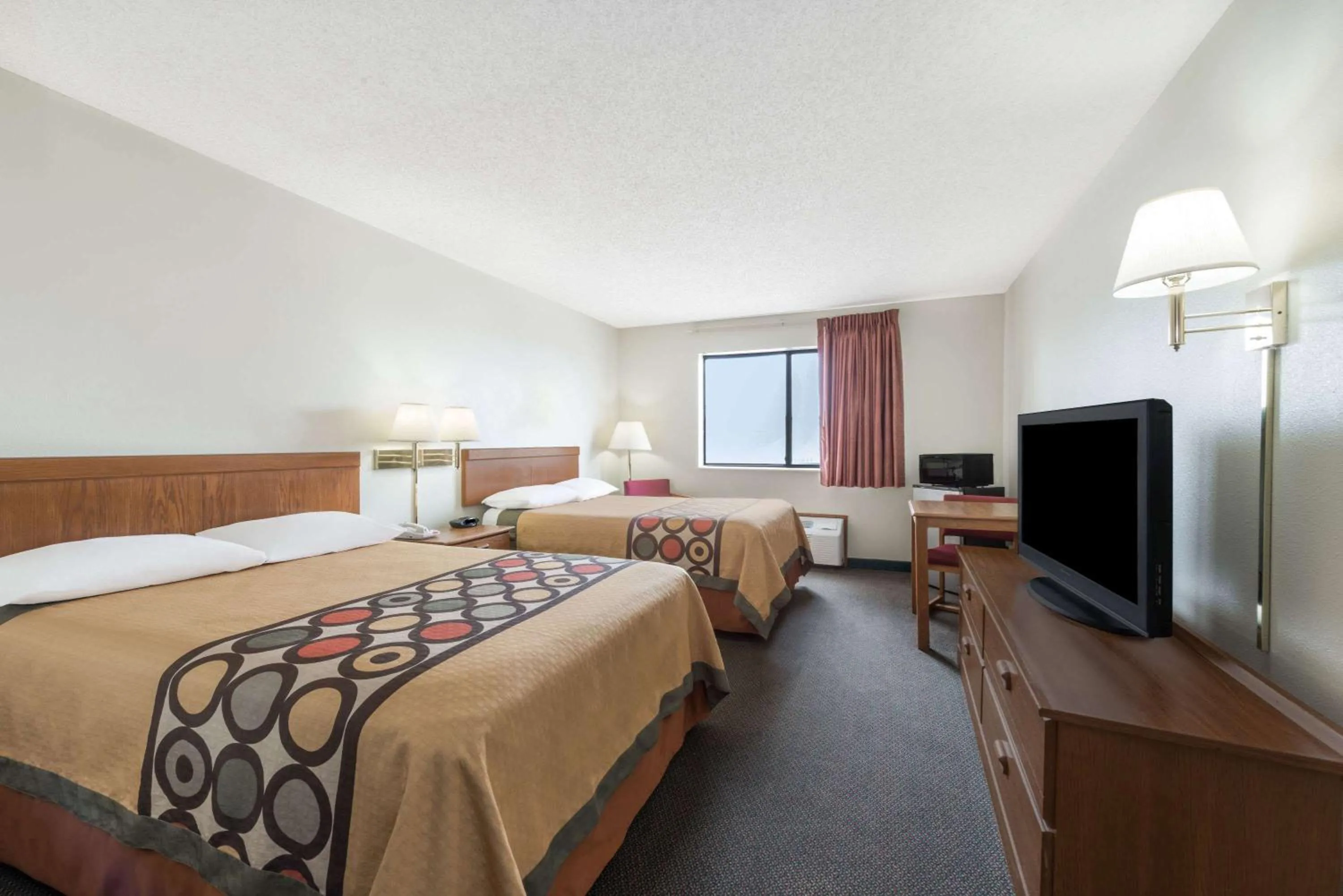 Double Room with Two Double Beds, Non-Smoking in Super 8 by Wyndham Smithville Kansas City
