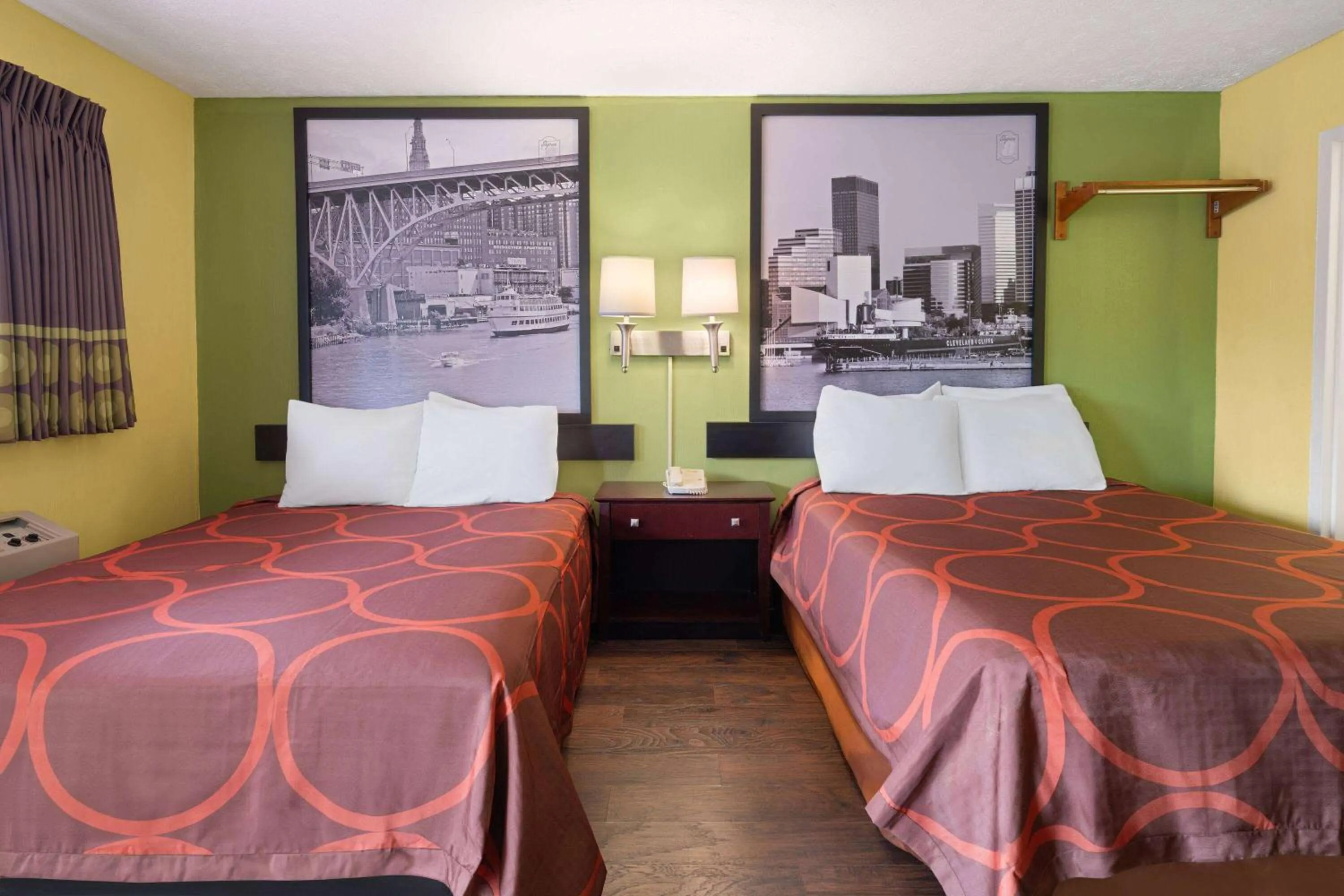 Double Room with Two Double Beds - Non-Smoking in Super 8 by Wyndham Youngstown Girard