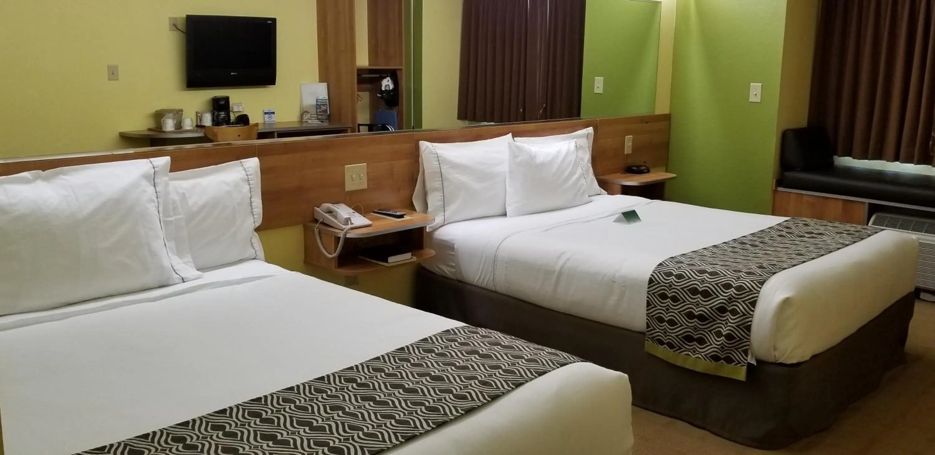 Queen Room with Two Queen Beds and Roll-in Shower - Mobility Accessible/Non-Smoking in Microtel Inn & Suites by Wyndham Delphos