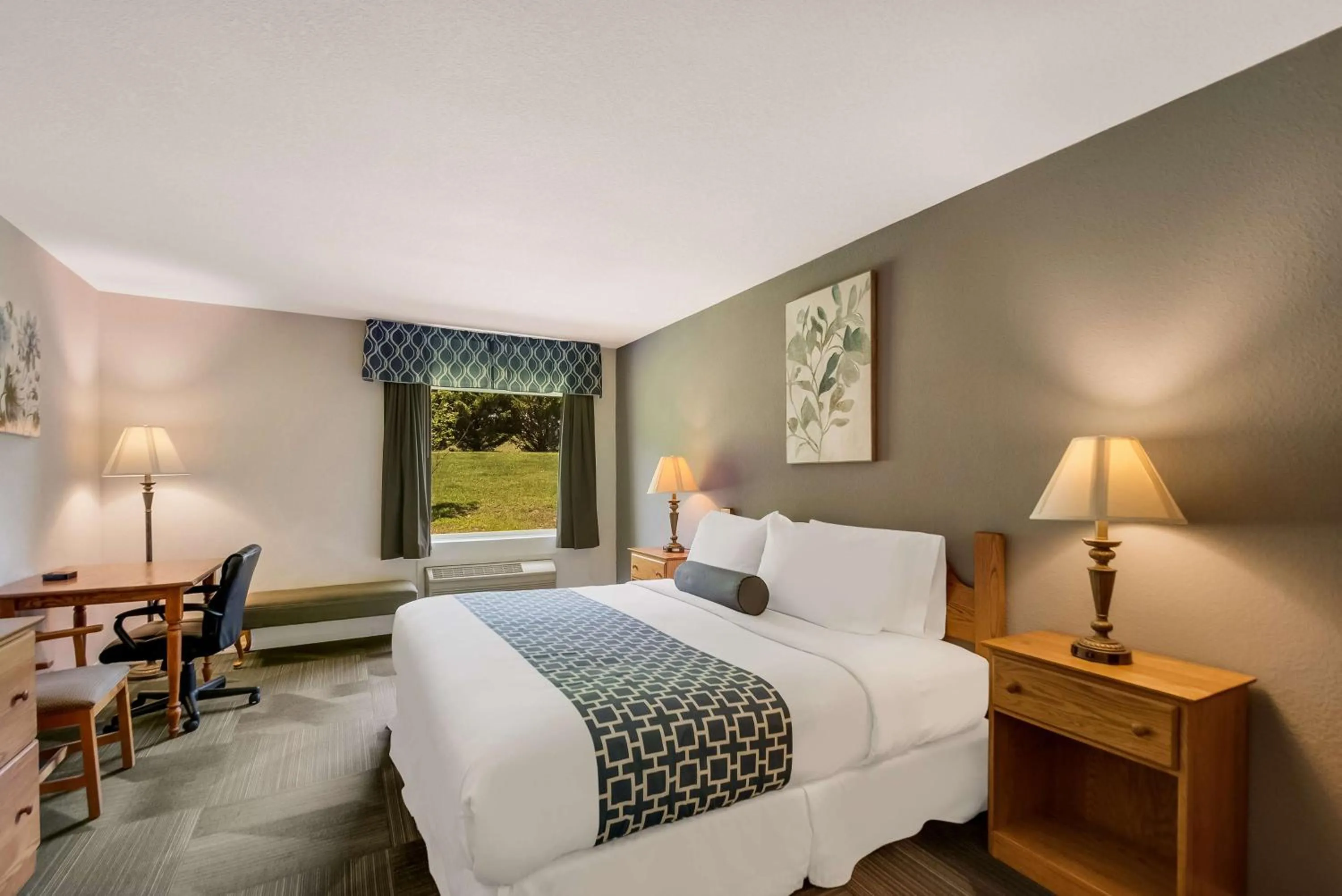 King Room with Roll-In Shower - Disability Access in SureStay Plus Hotel by Best Western Berkeley Springs