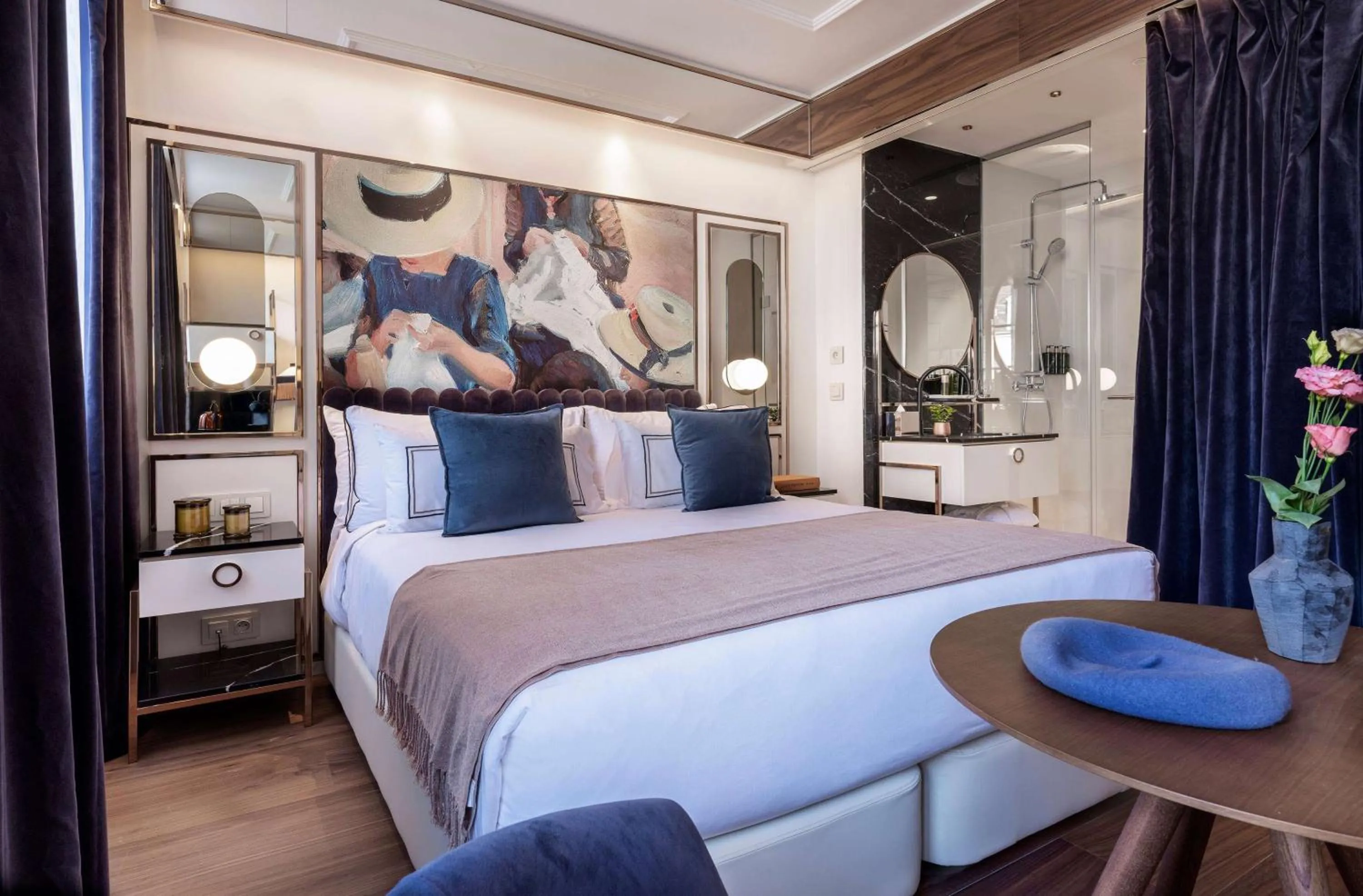 Superior Room with partial Noter Dame View in Maison Colbert Member of Meliá Collection Notre-Dame