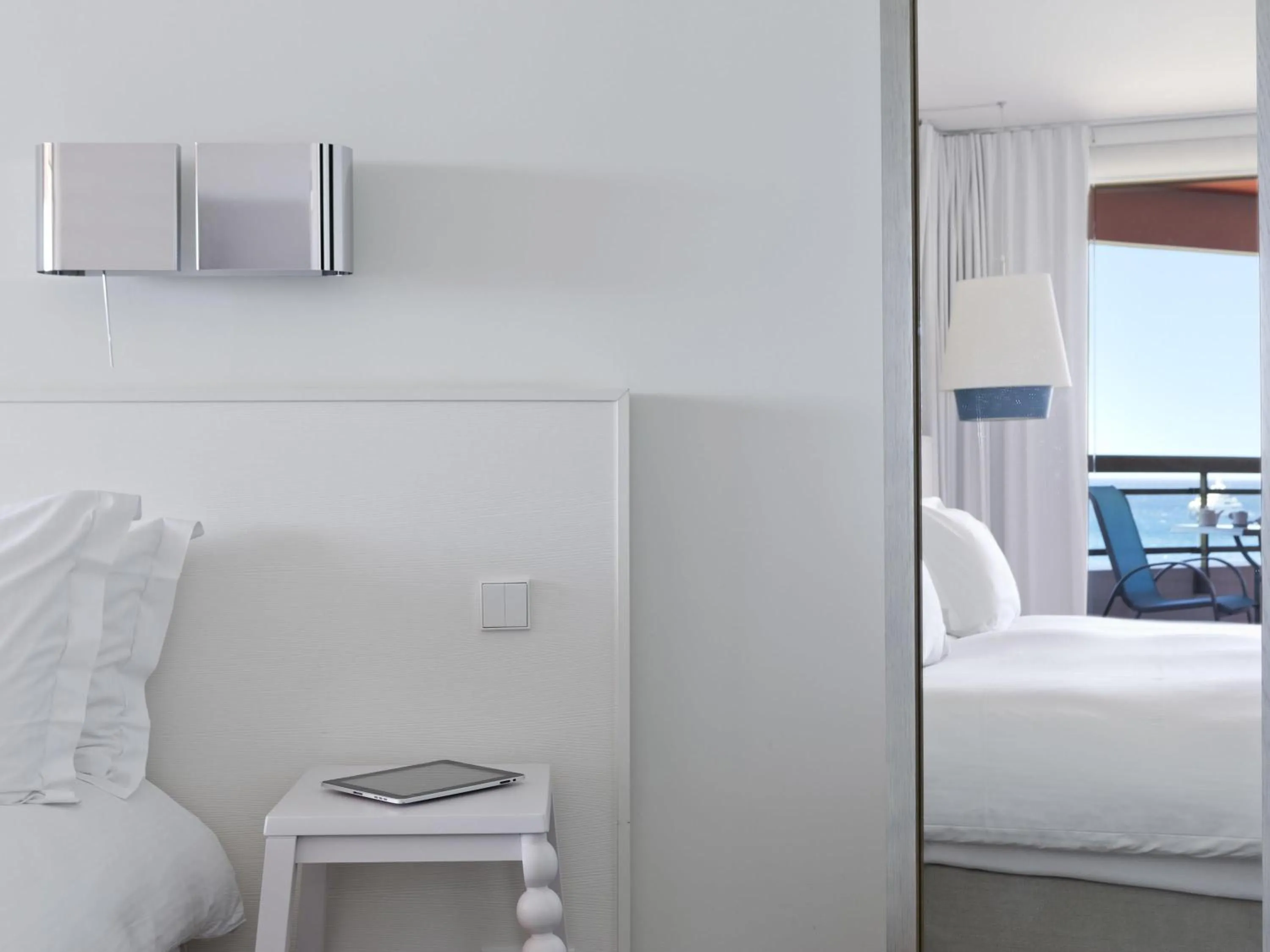 SUPERIOR Suite - One King Bed, panoramic vie w of the sea and Bay of Cannes with terraces in Pullman Cannes Mandelieu