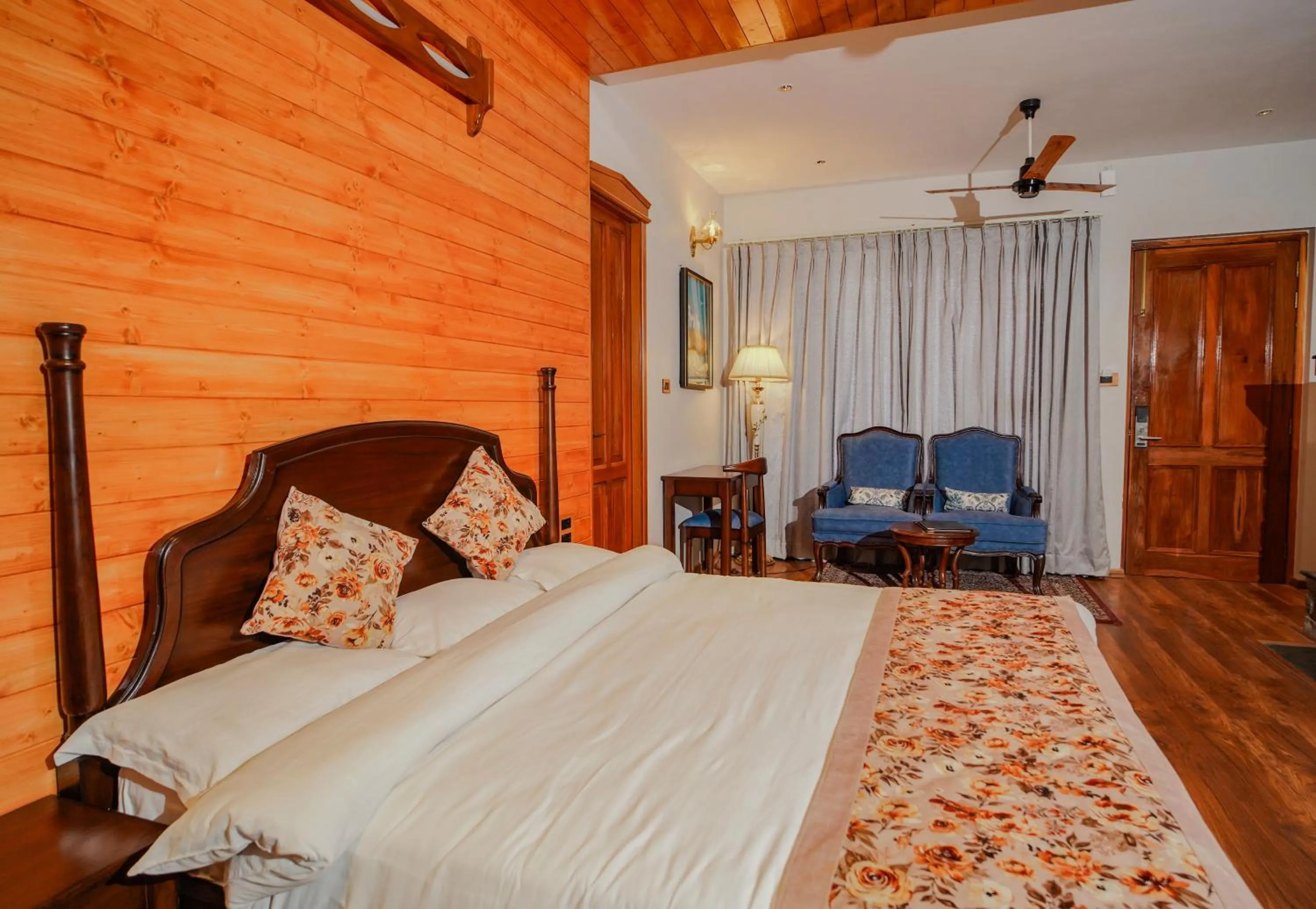 Queen Room with Garden View in Neelesh Inn- A Luxury Lake View Hotel- 20 kms from Nainital