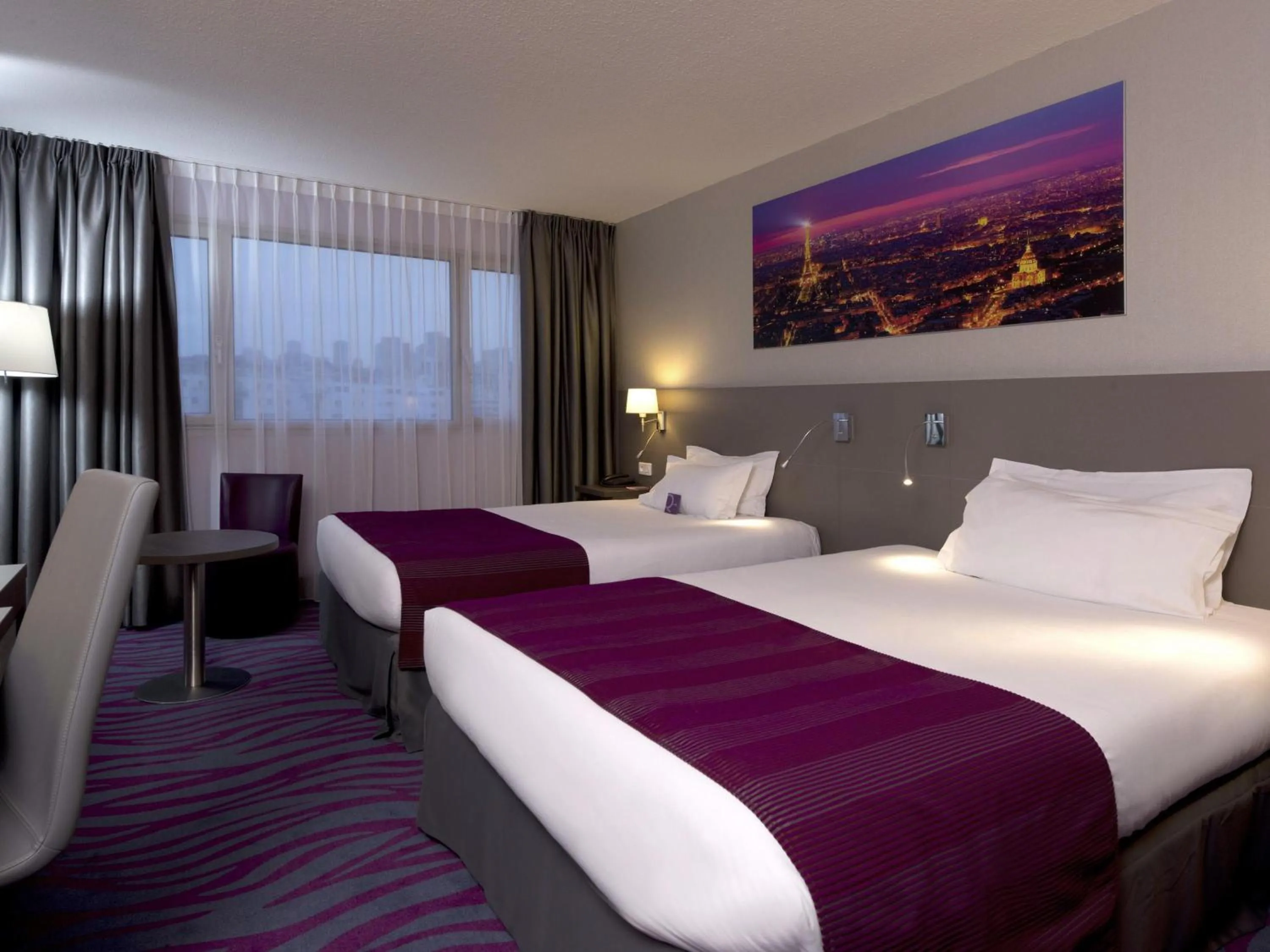 Classic Double Room with Two Double Beds in Mercure Paris 19 Philharmonie La Villette