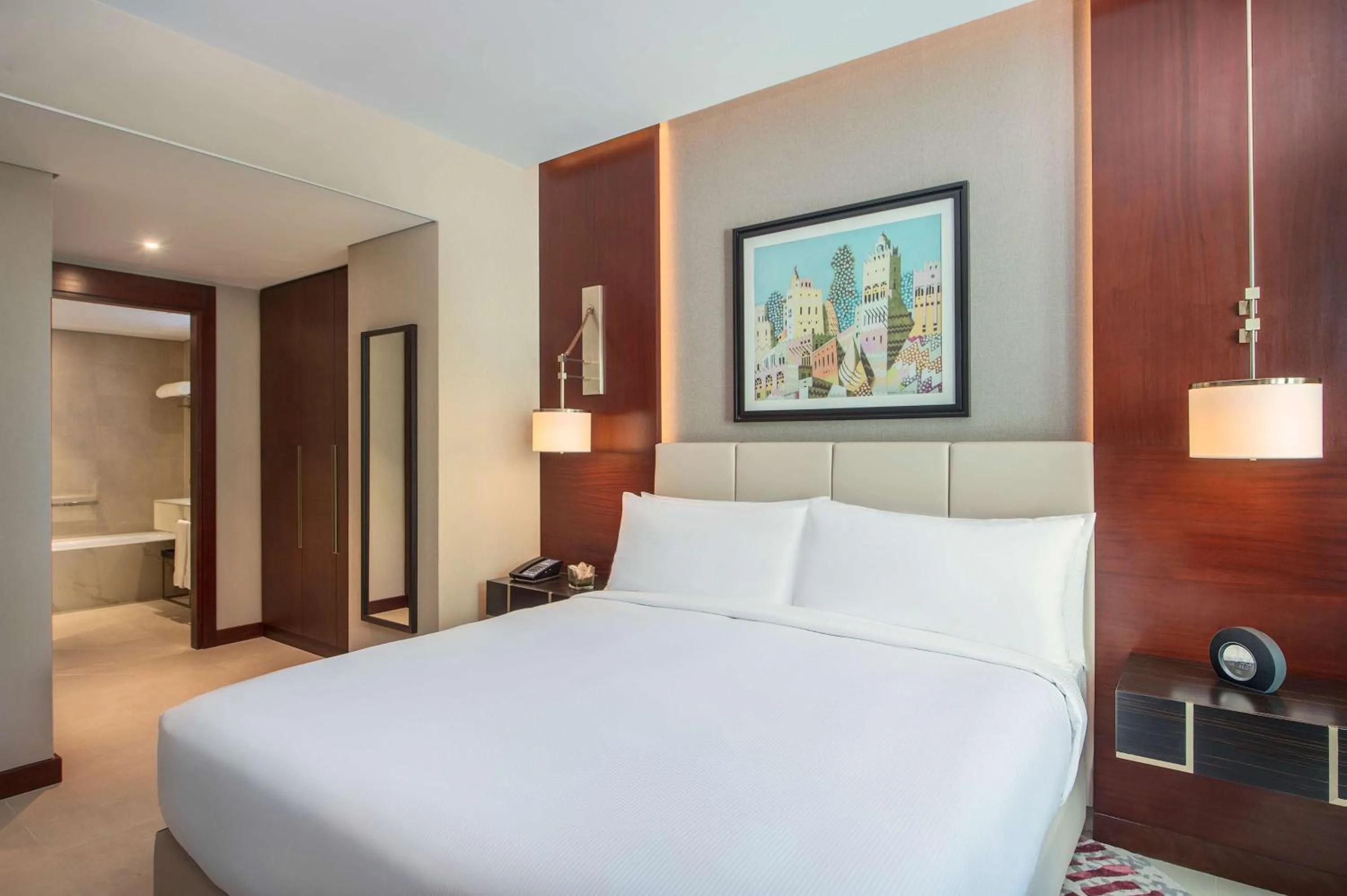 Superior One-Bedroom Suite with Balcony and Sea View in Hilton Doha The Pearl