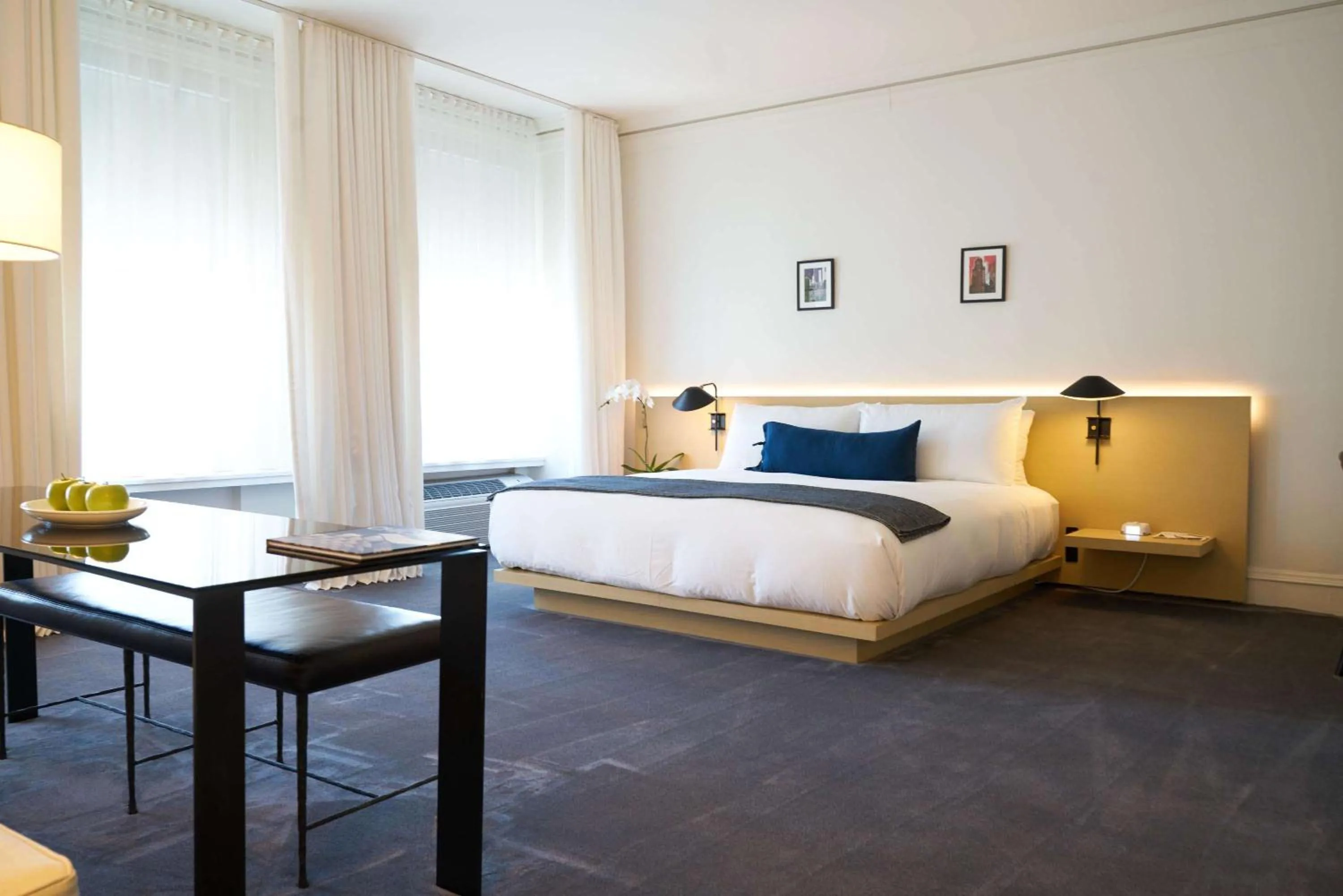 One-Bedroom Deluxe King Suite with Sofa Bed in Ambassador Chicago, part of JdV by Hyatt