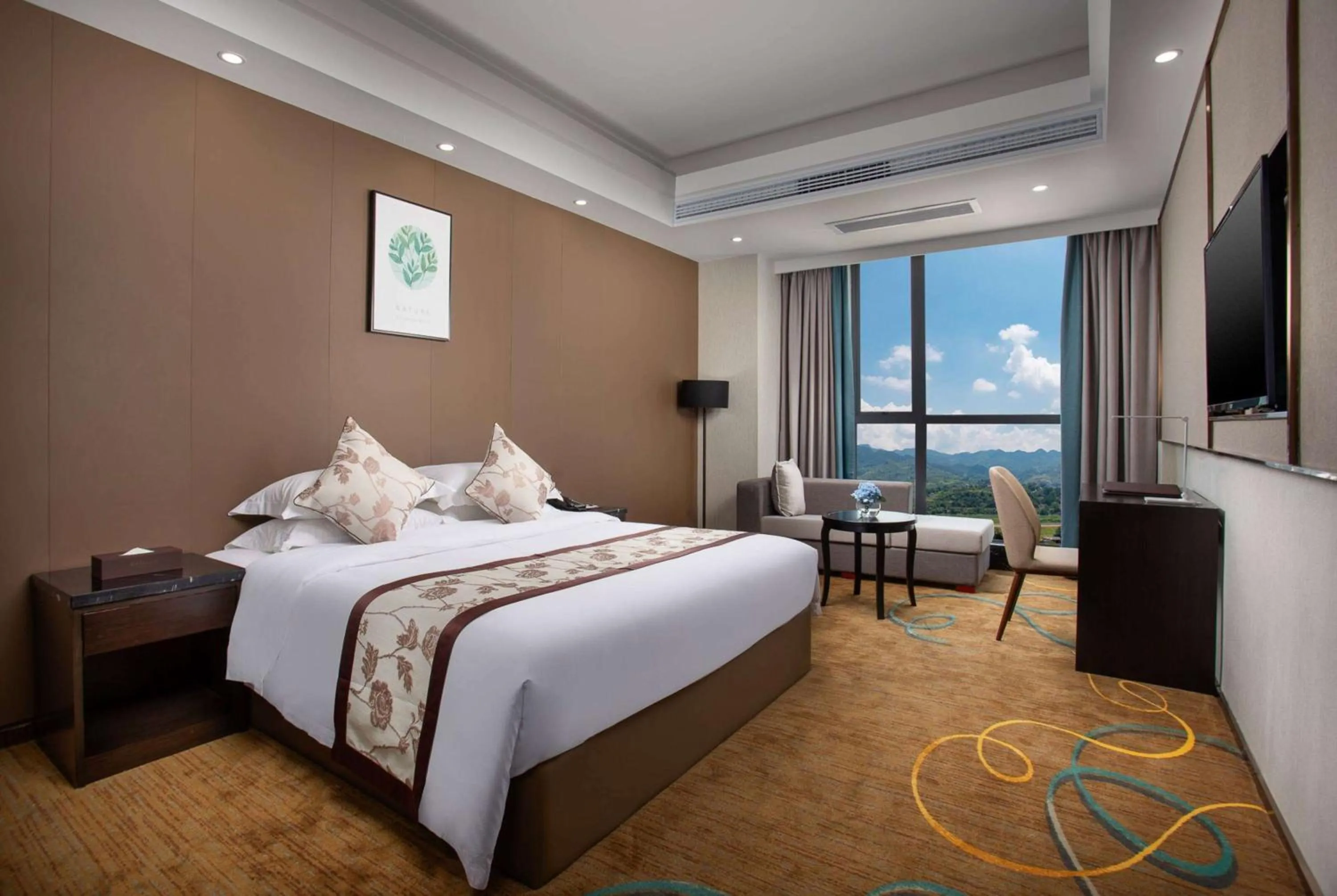 King Room with Mountain View - Non-Smoking in Ramada by Wyndham Zhangjiajie