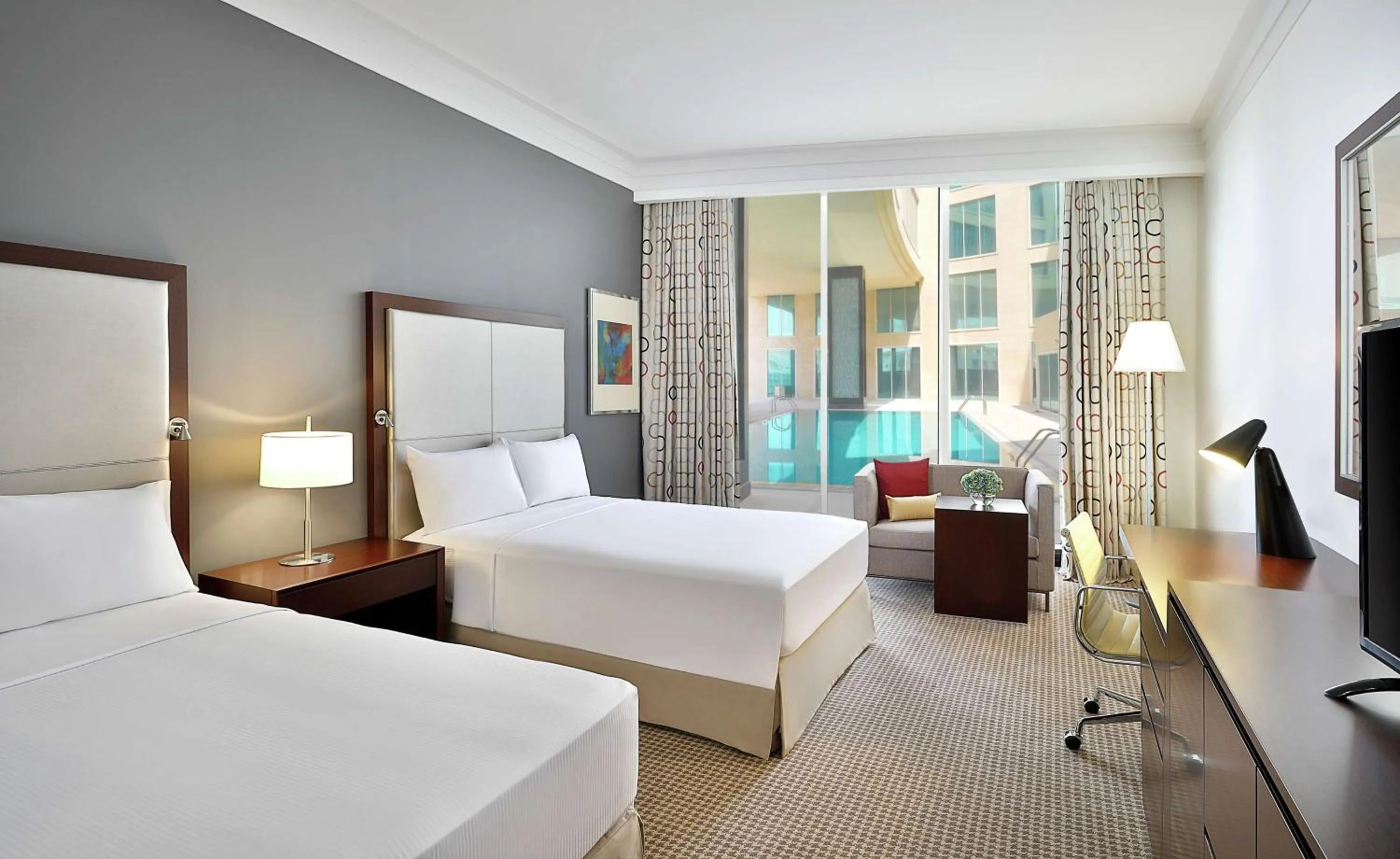 Deluxe Twin Room in DoubleTree By Hilton Doha - Al Sadd