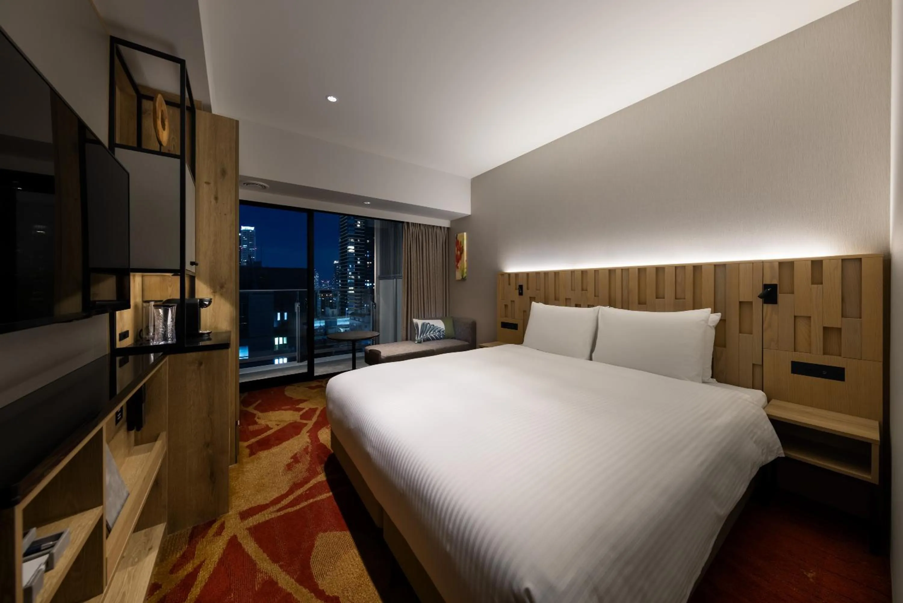 (15th-16th Floor) Premium Floor Superior Double Room in Miyako City Osaka Hommachi