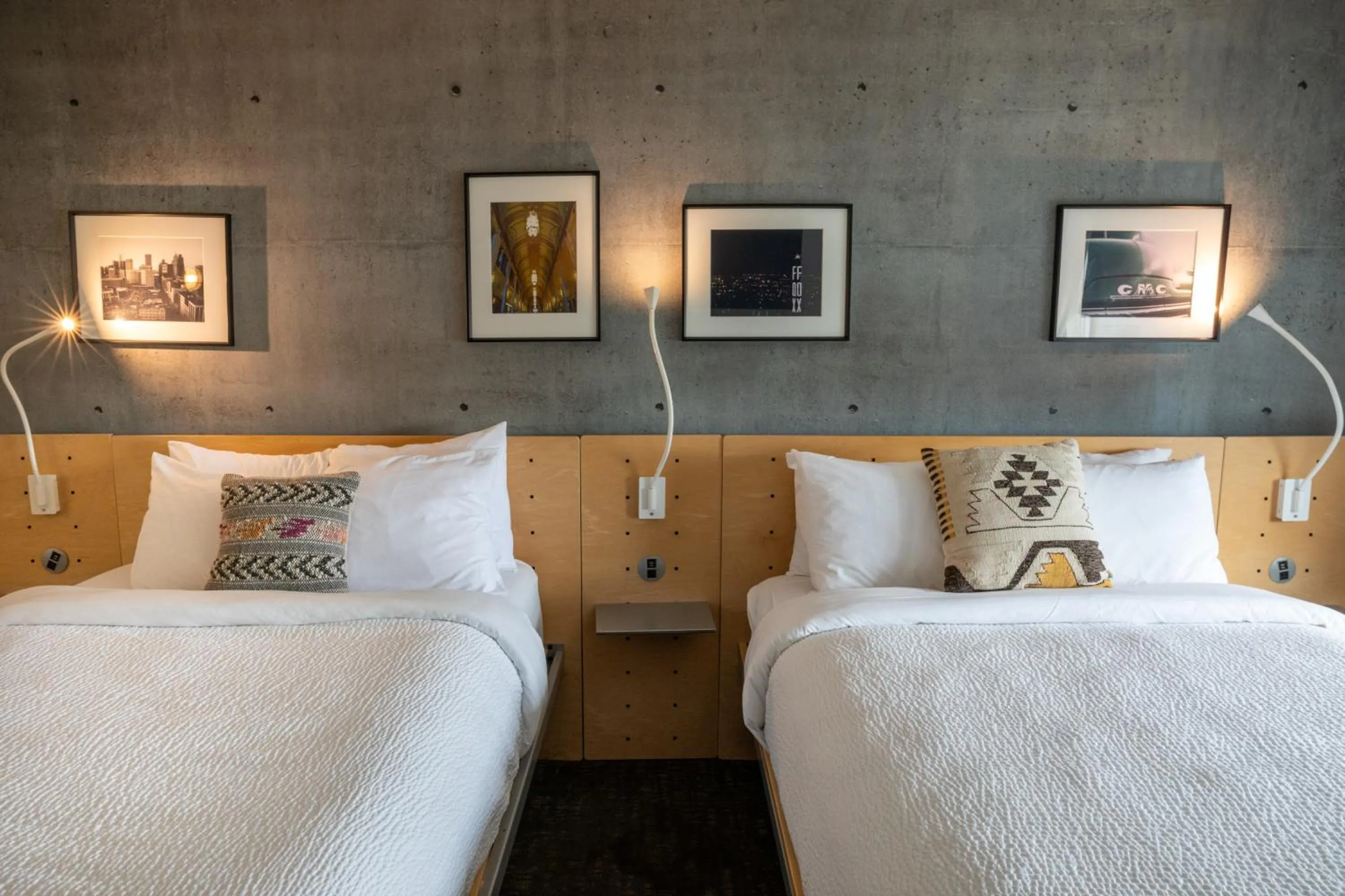 Double Room with Two Double Beds - Non-Smoking in Trumbull and Porter - Detroit Downtown