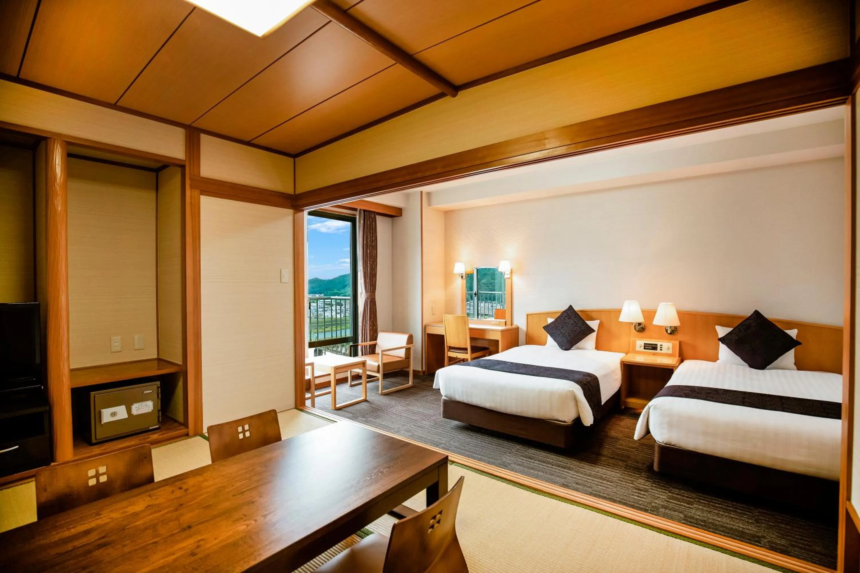 Japanese-Western style Room (With Private Bath) in Kanpo no Yado Ino