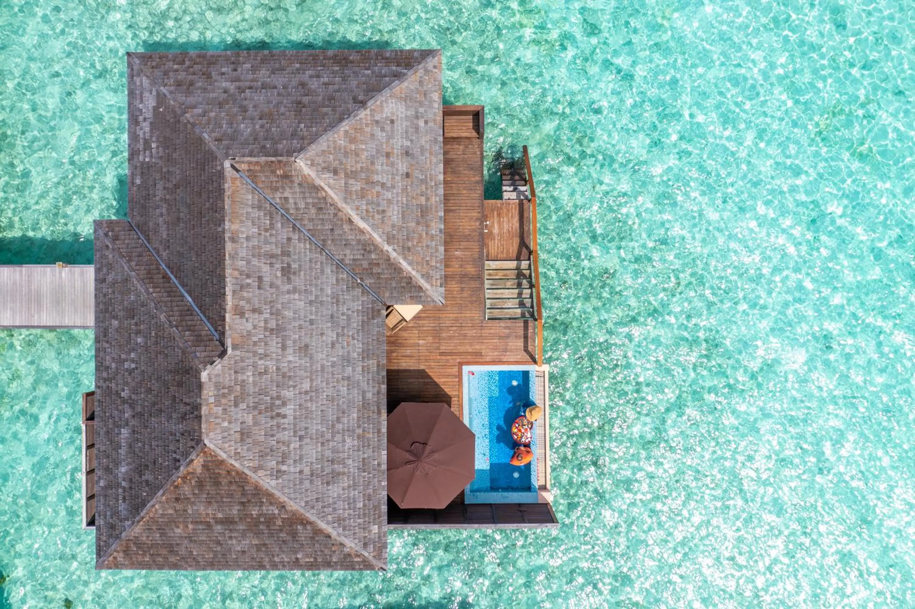 Deluxe Water Villa with Private Pool in Lily Beach Resort and Spa - All Inclusive